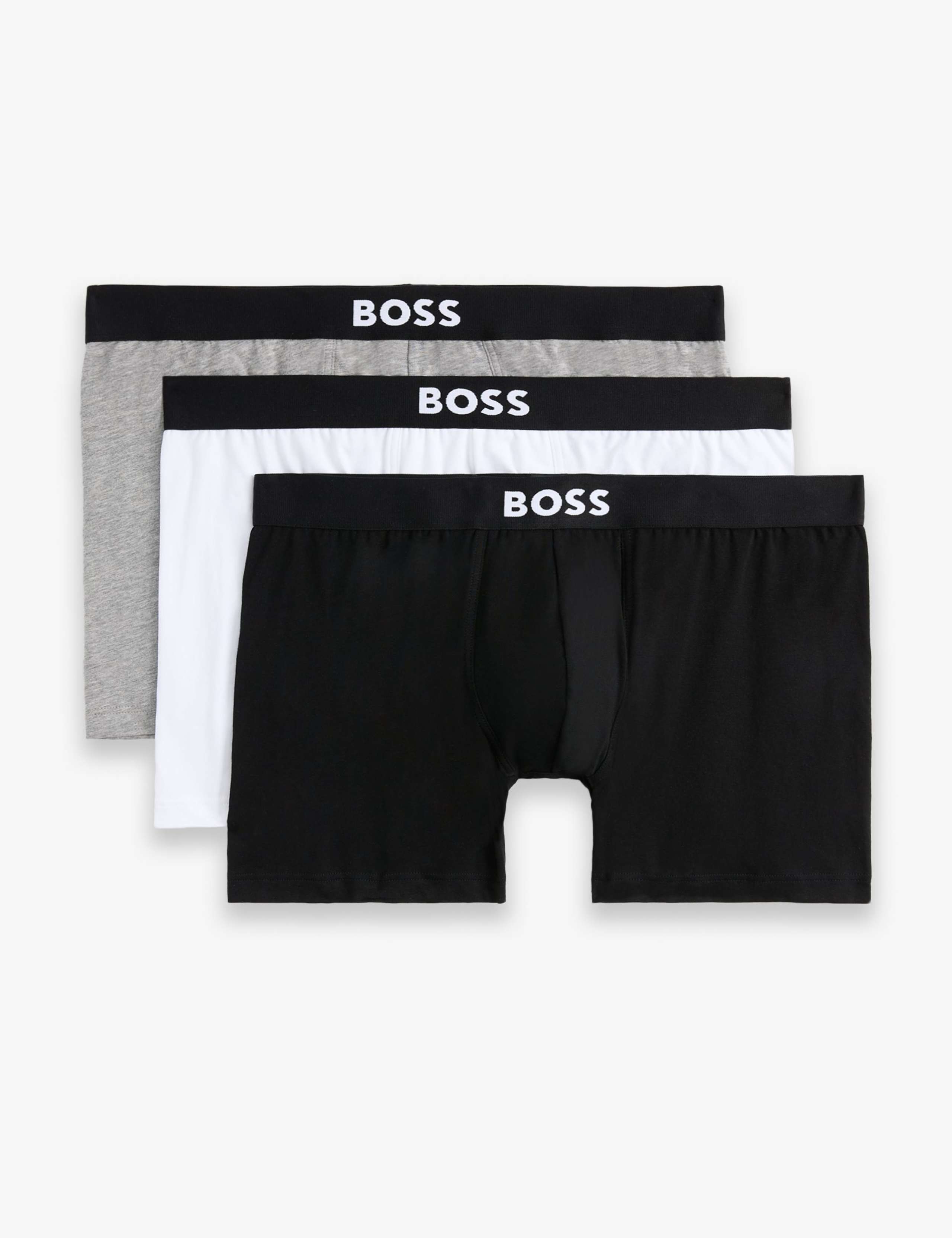 3 Pack Cotton Rich Stretch Boxers 1 of 2