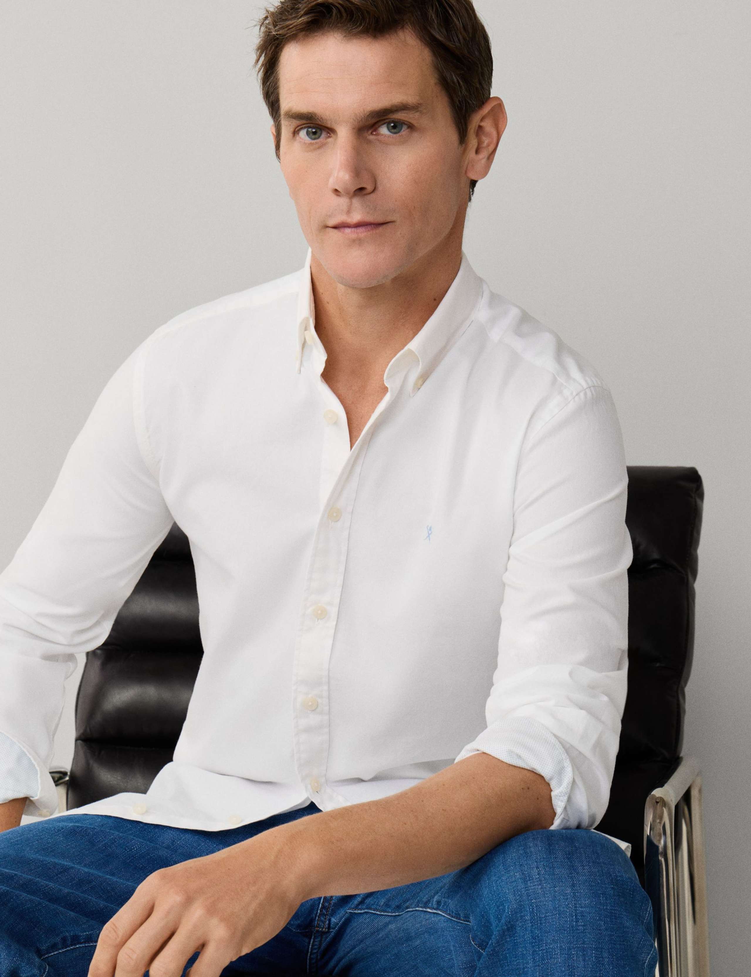 Regular Fit Pure Cotton Oxford Shirt 10 of 10