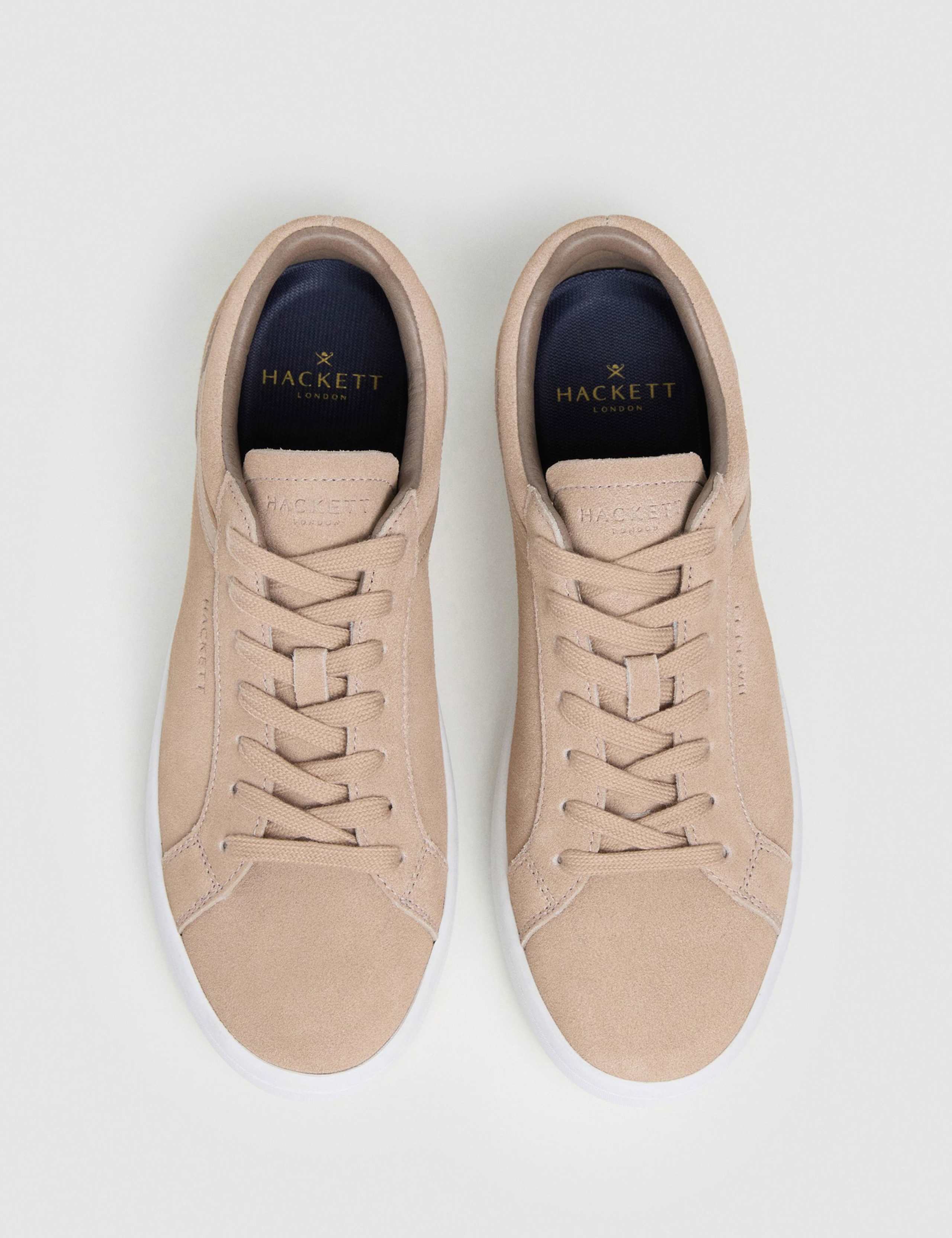 Suede Lace Up Trainers 5 of 6