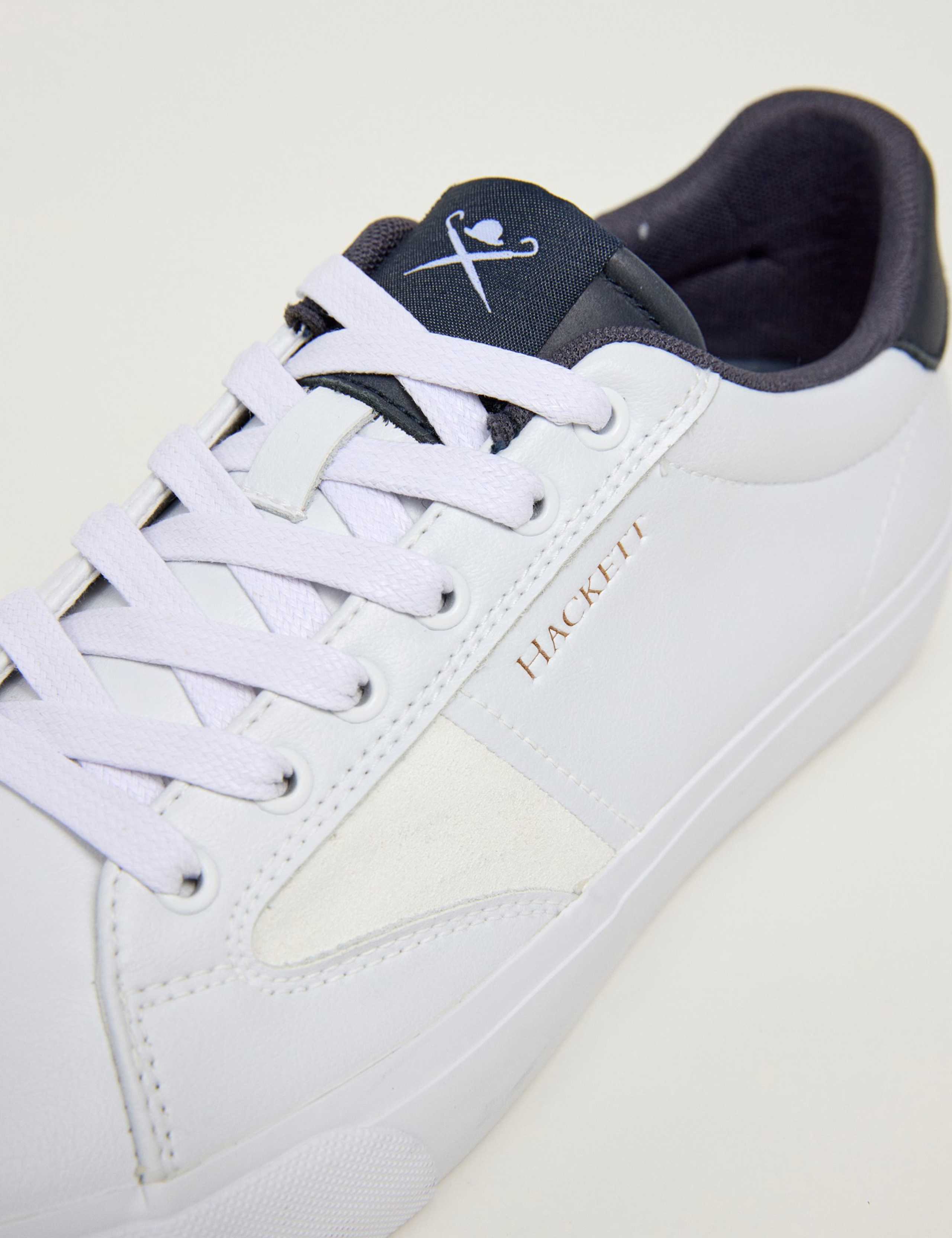 Leather Lace Up Trainers 5 of 6
