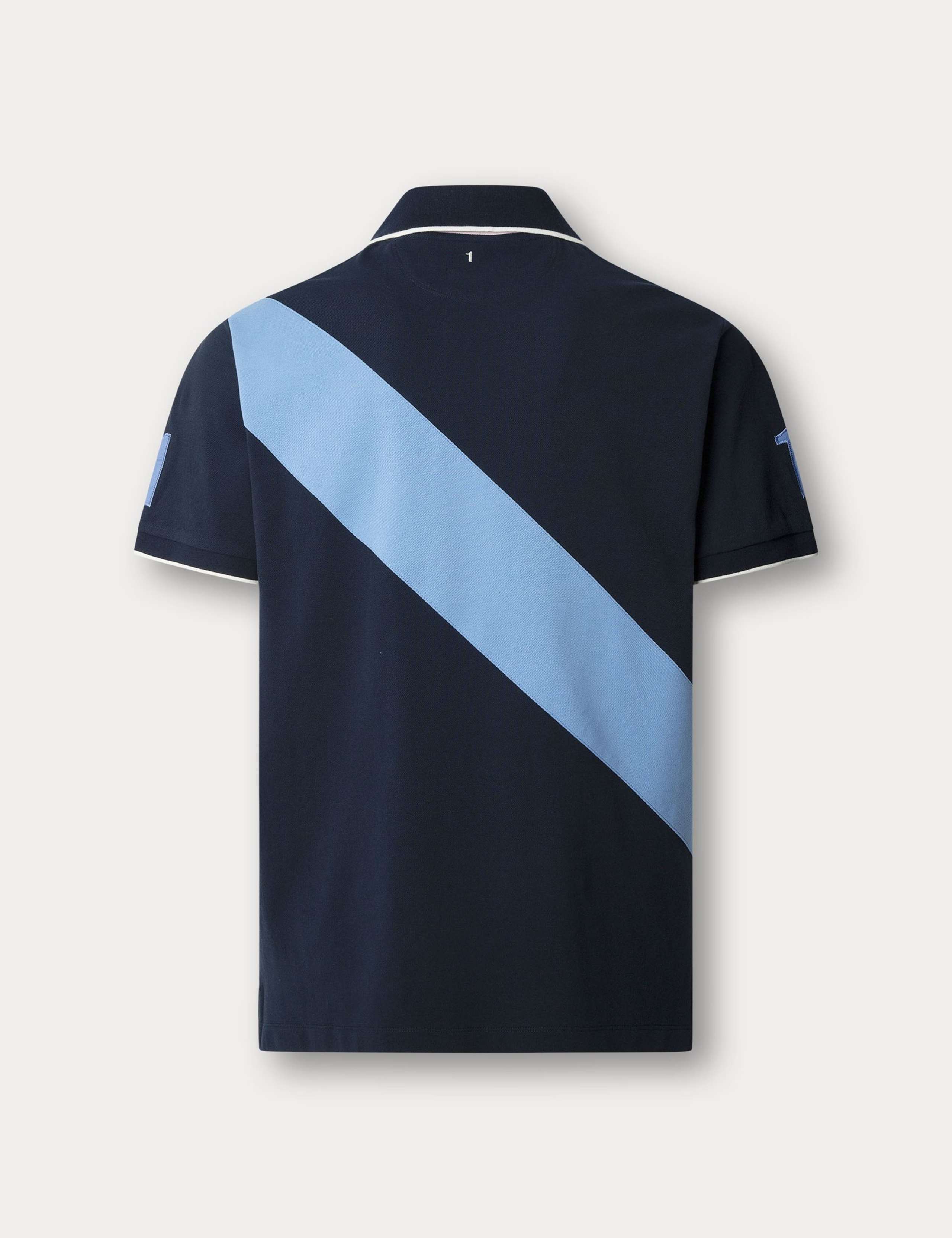 Pure Cotton Tipped Striped Polo Shirt 6 of 10