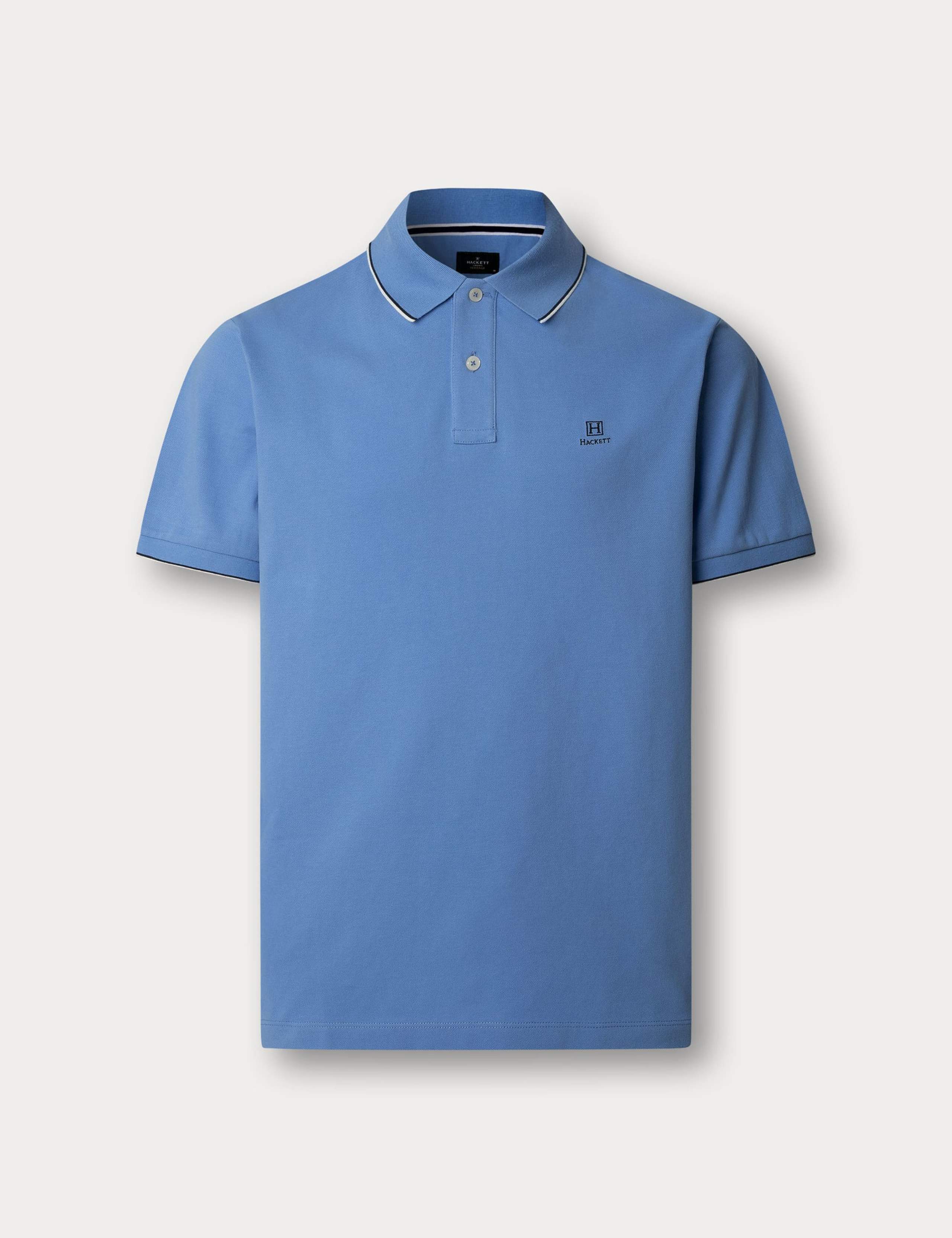 Heritage Pure Cotton Tipped Polo Shirt 2 of 8