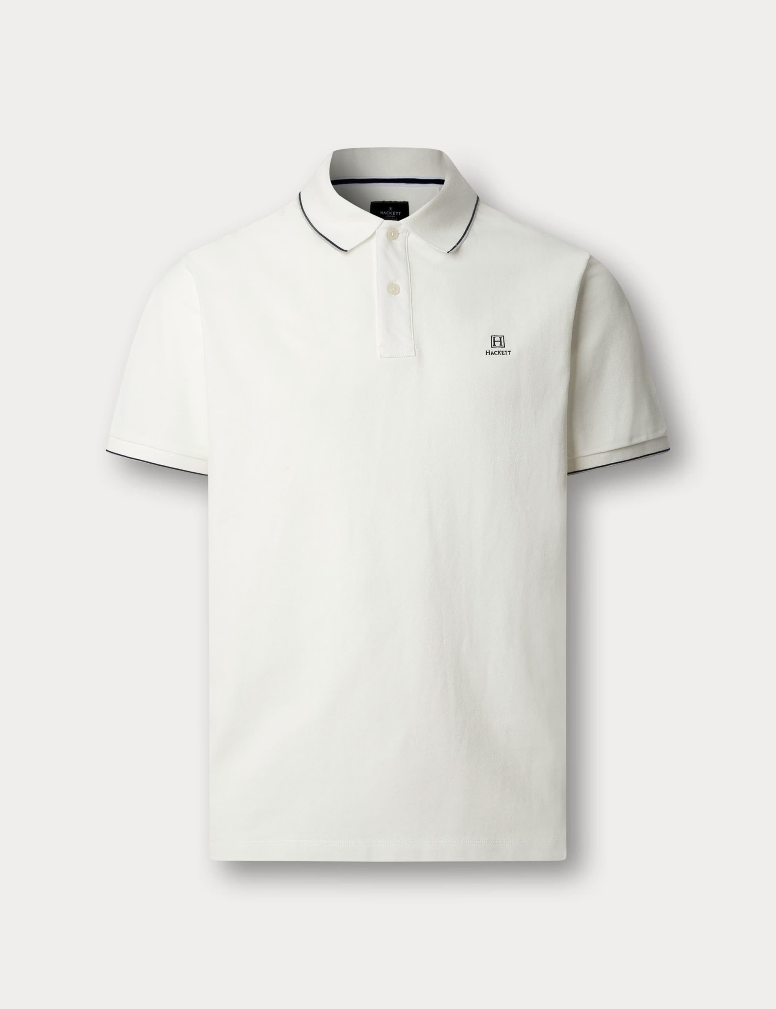 Heritage Pure Cotton Tipped Polo Shirt 2 of 9