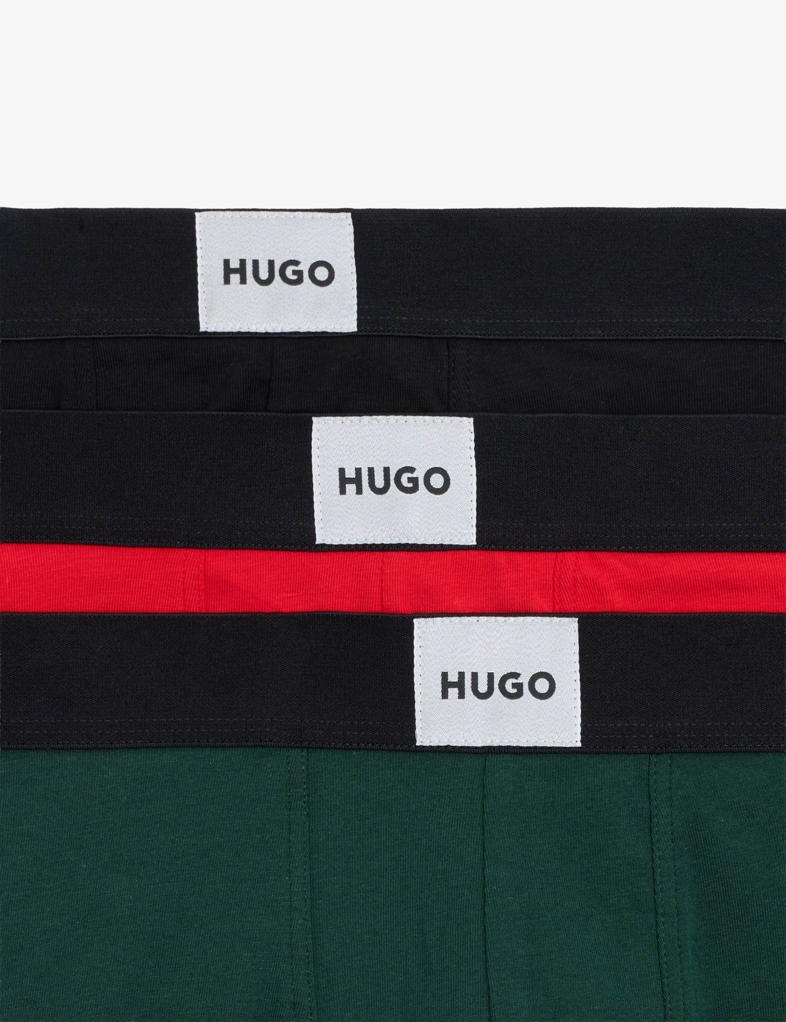 3 Pack Cotton Rich Logo Trunks 2 of 2