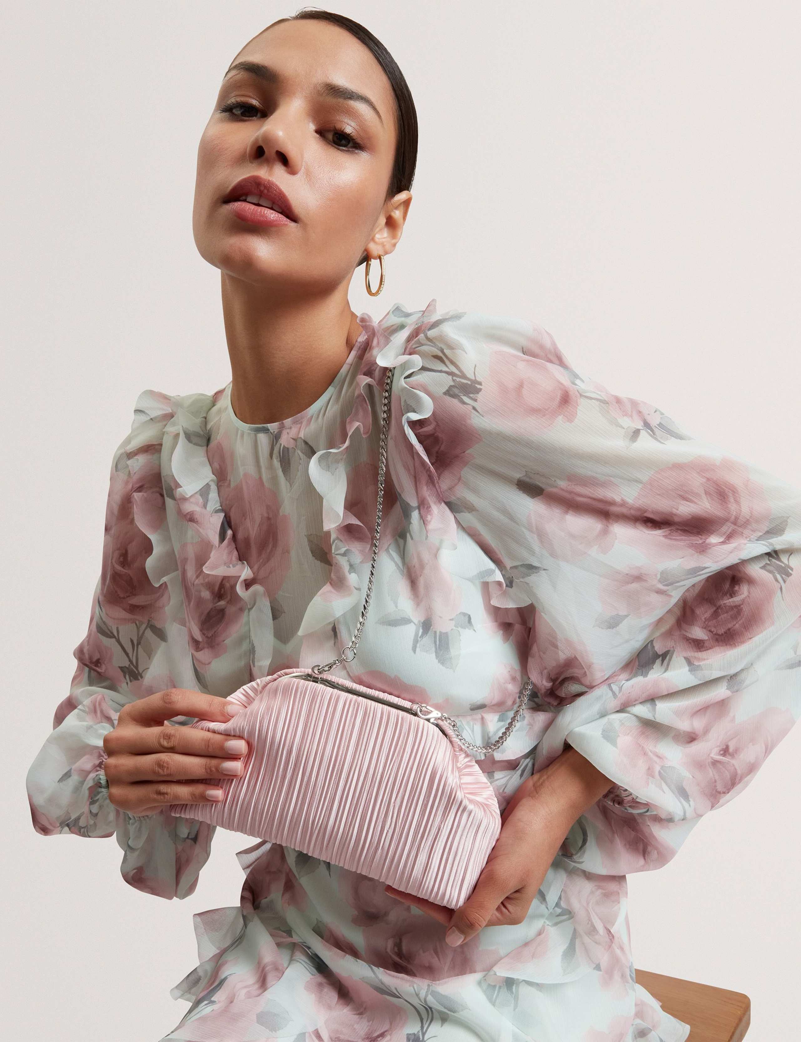 Plisse Clutch Bag 2 of 5