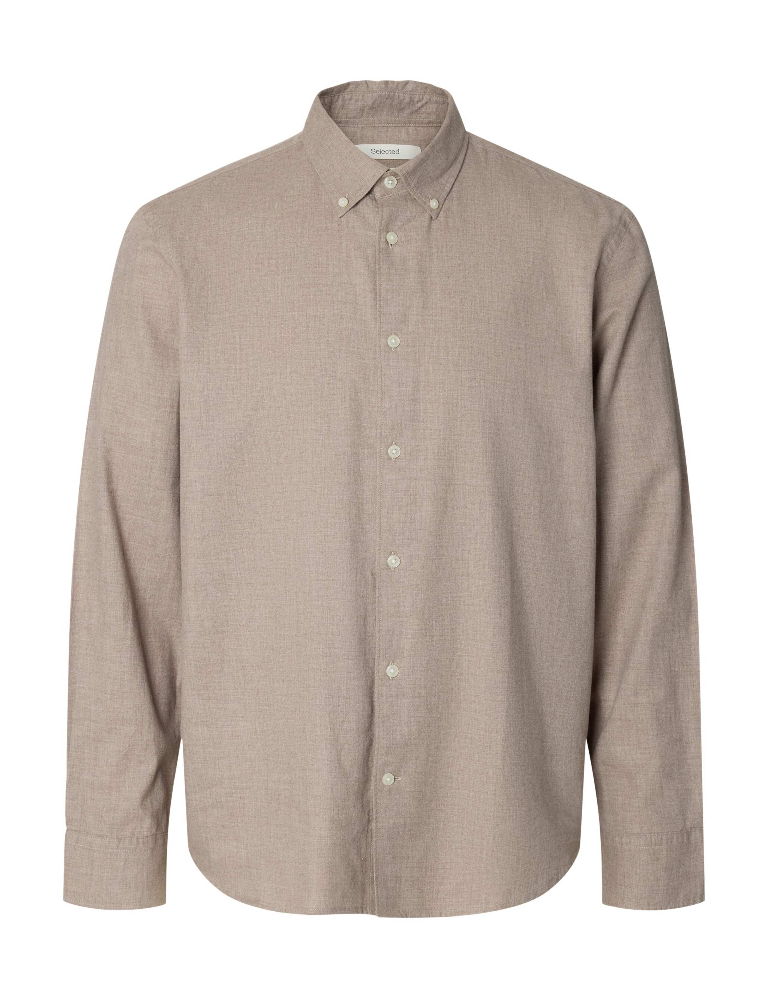 Regular Fit Brushed Cotton Flannel Shirt 4 of 5