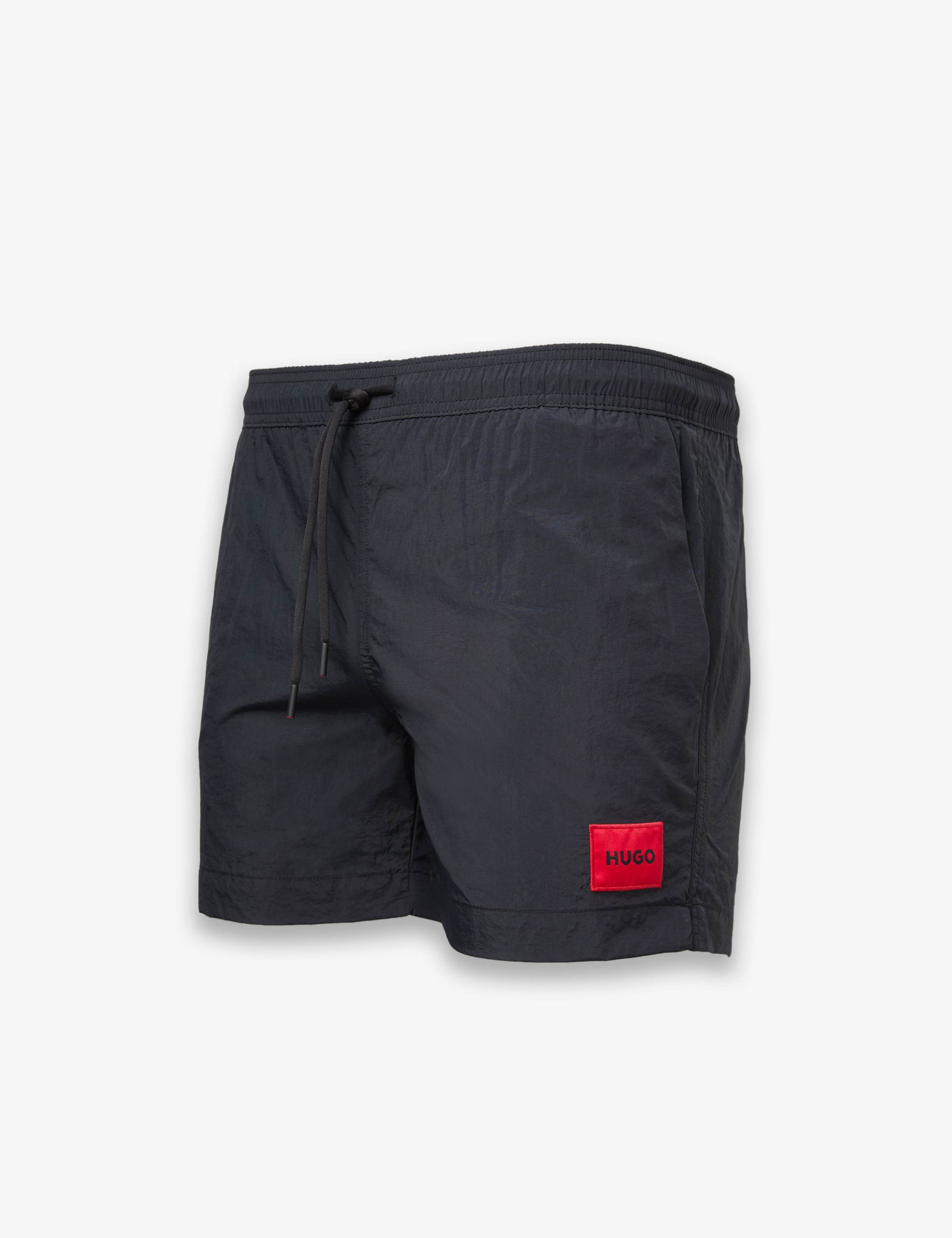 Pocketed Quick Dry Logo Label Swim Shorts 2 of 3