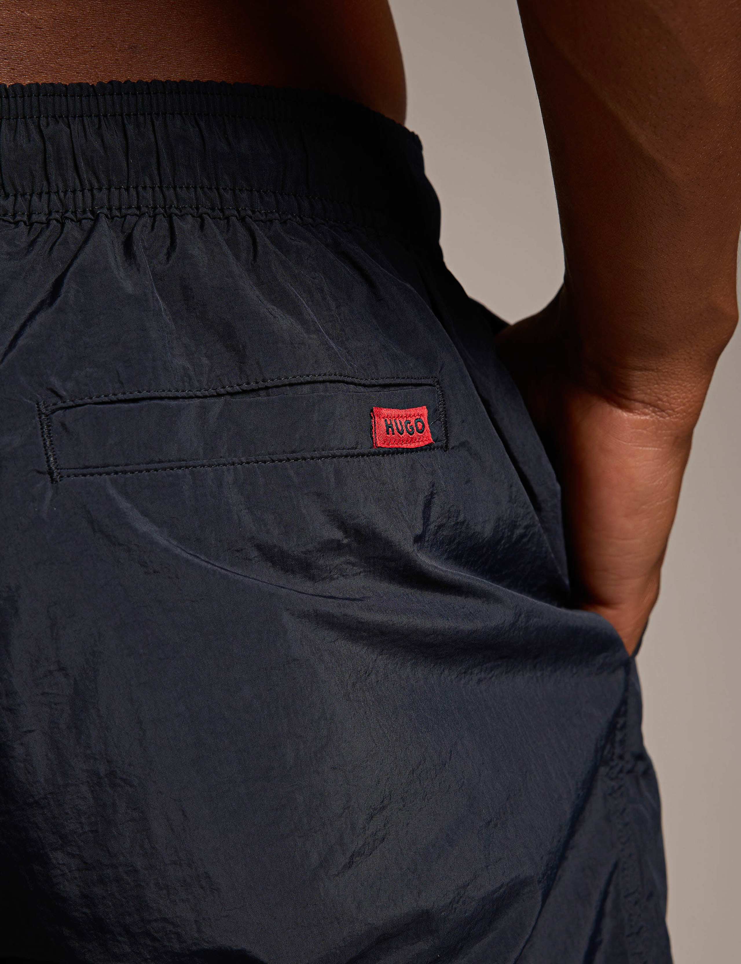 Pocketed Quick Dry Logo Label Swim Shorts 4 of 5