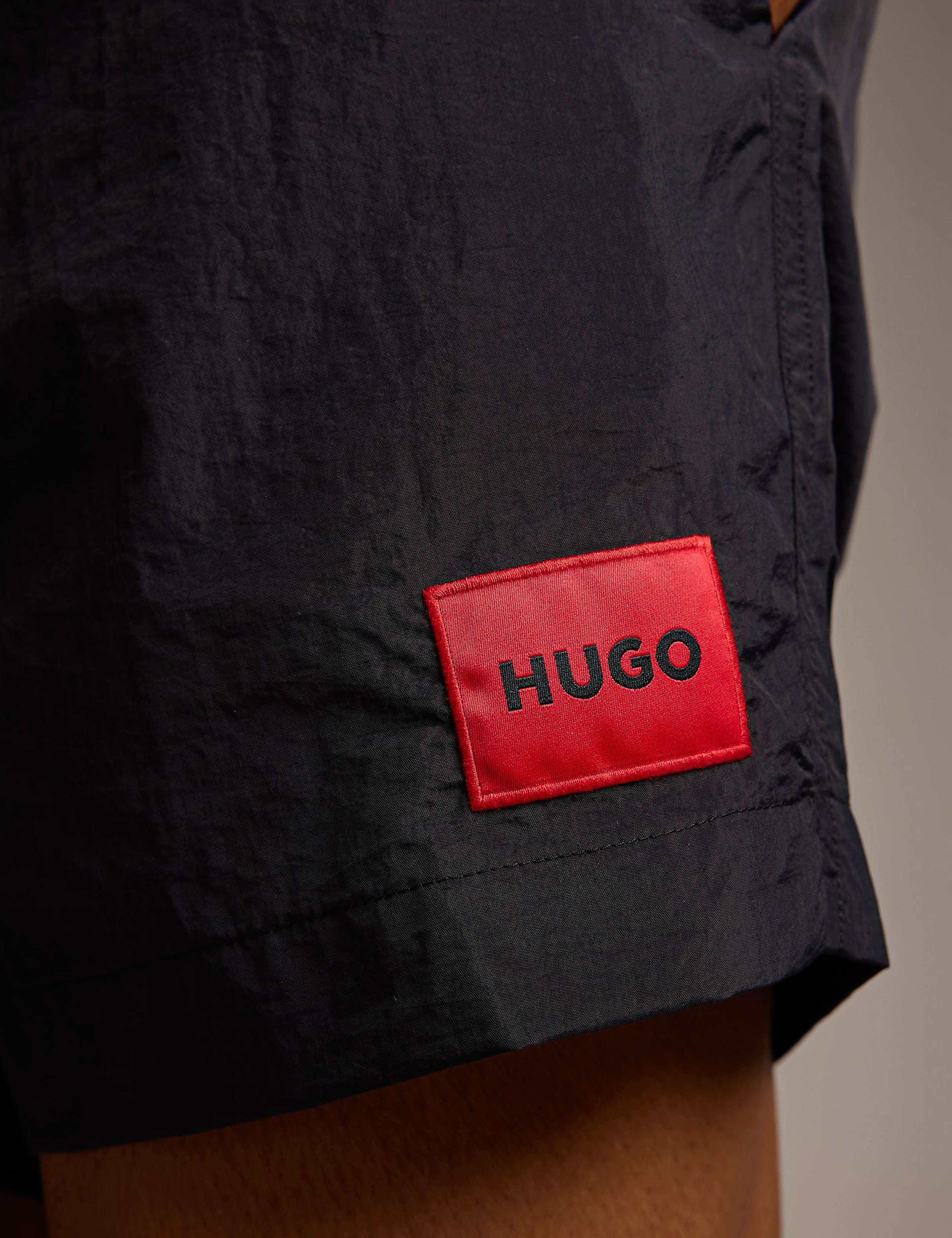 Pocketed Quick Dry Logo Label Swim Shorts 5 of 5