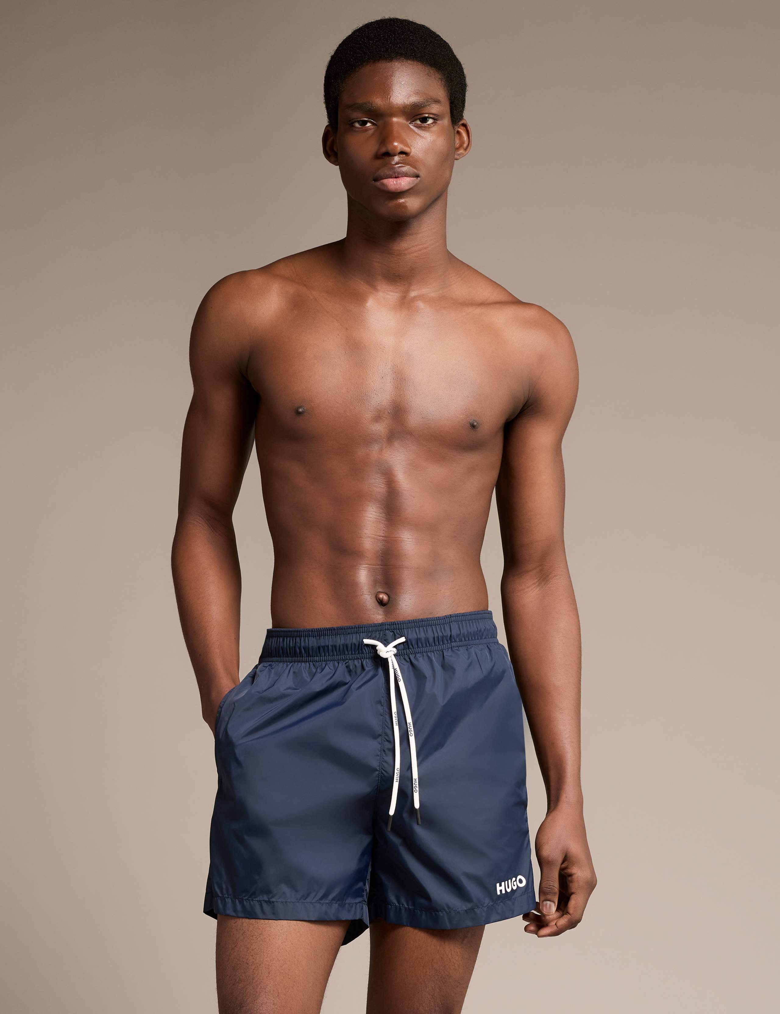 Quick Dry Pocketed Logo Swim Shorts 1 of 4