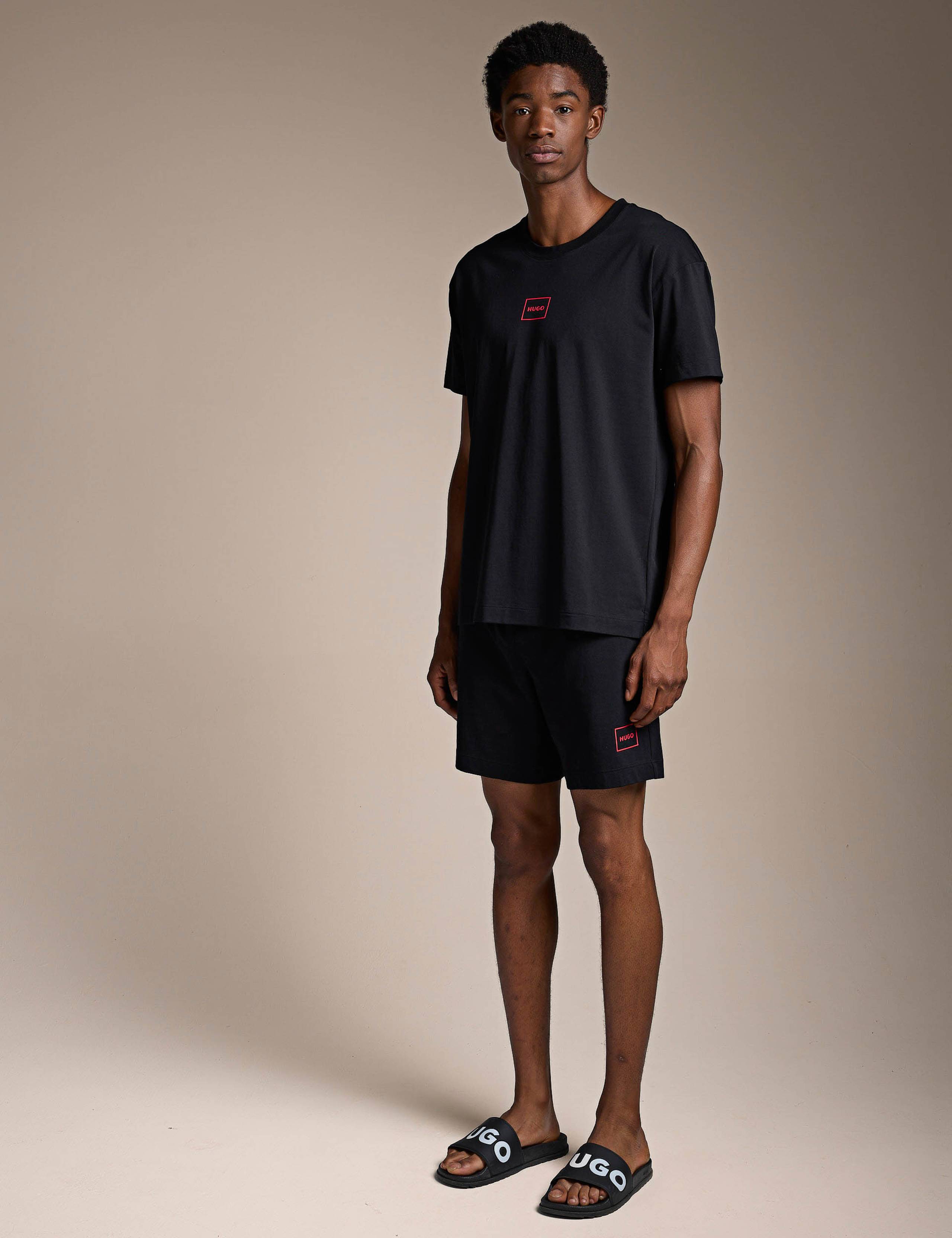 Laze Cotton Rich Jersey Logo Loungewear Shorts 2 of 4