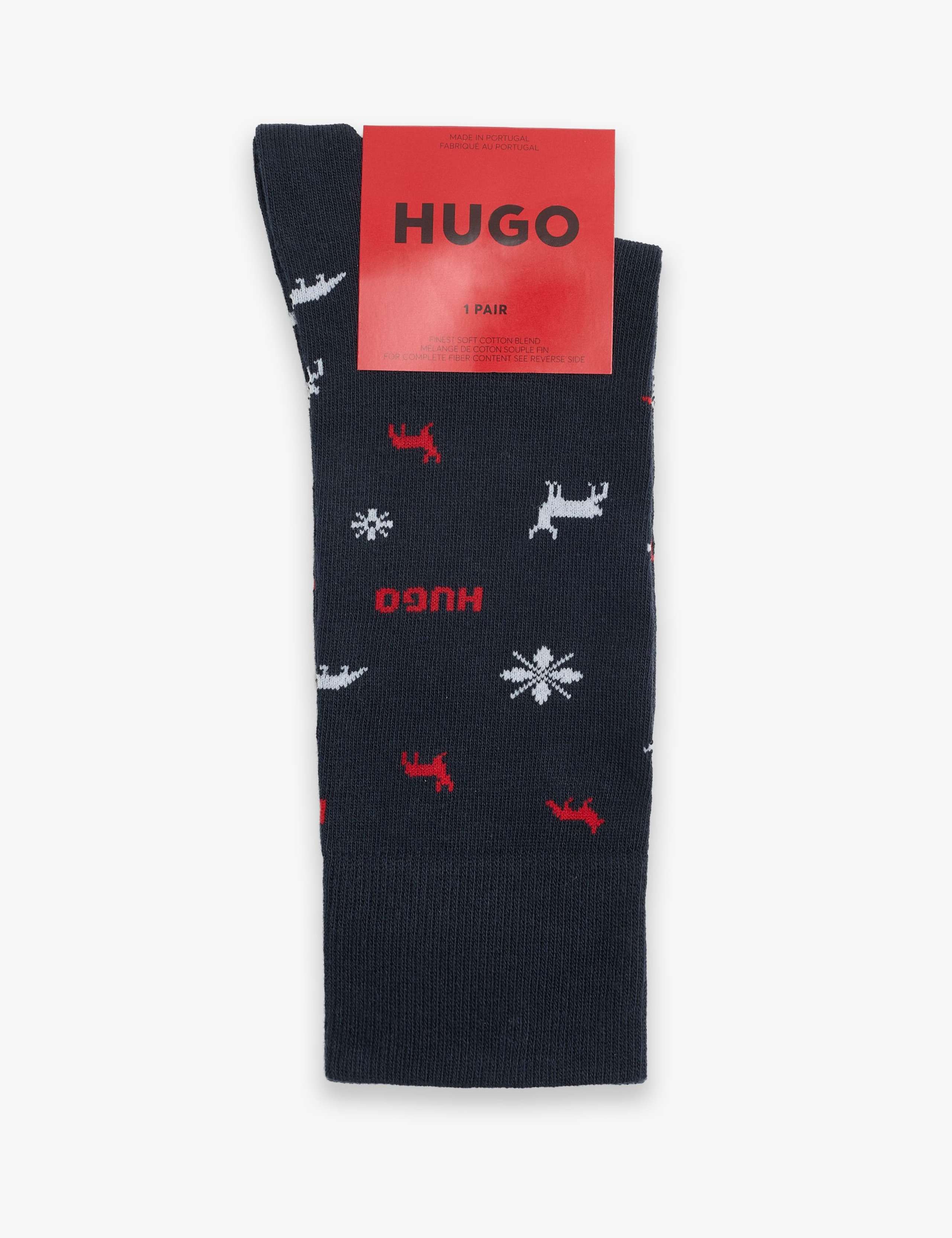 5 Pack Christmas Cotton Blend Socks 2 of 2