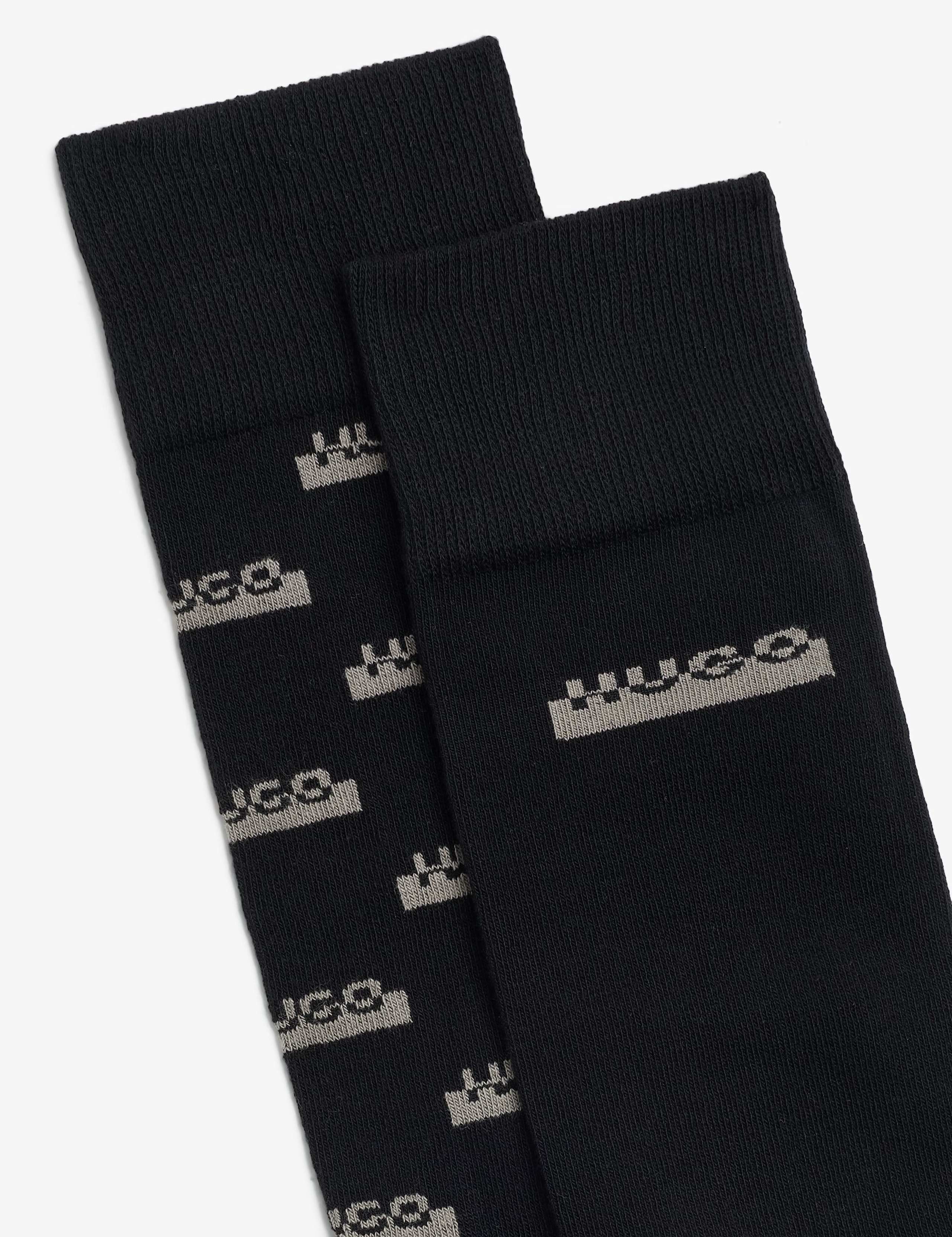 2 Pack Cotton Rich Logo Socks 3 of 3