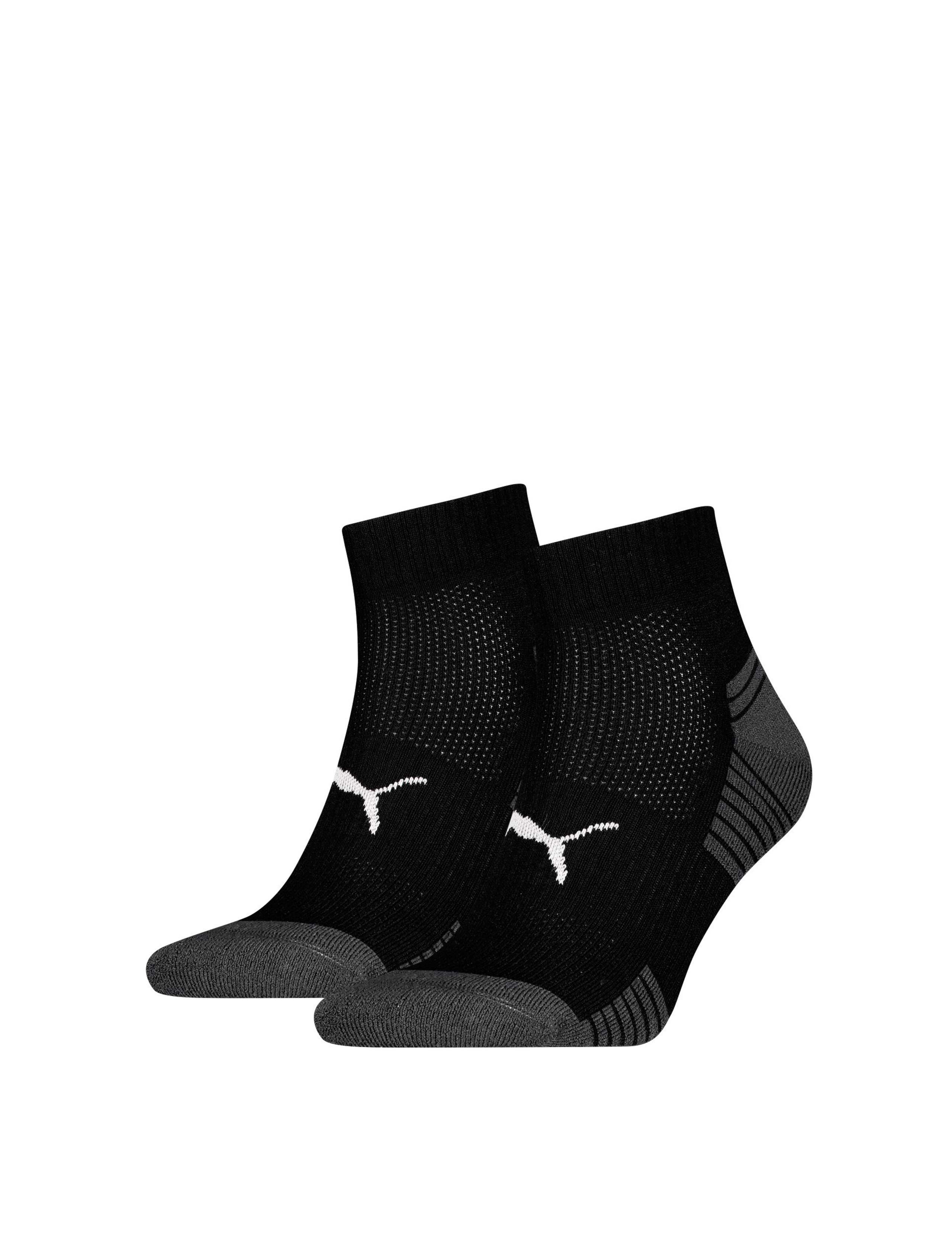2 Pack Cushioned Quarter Sports Socks 1 of 2
