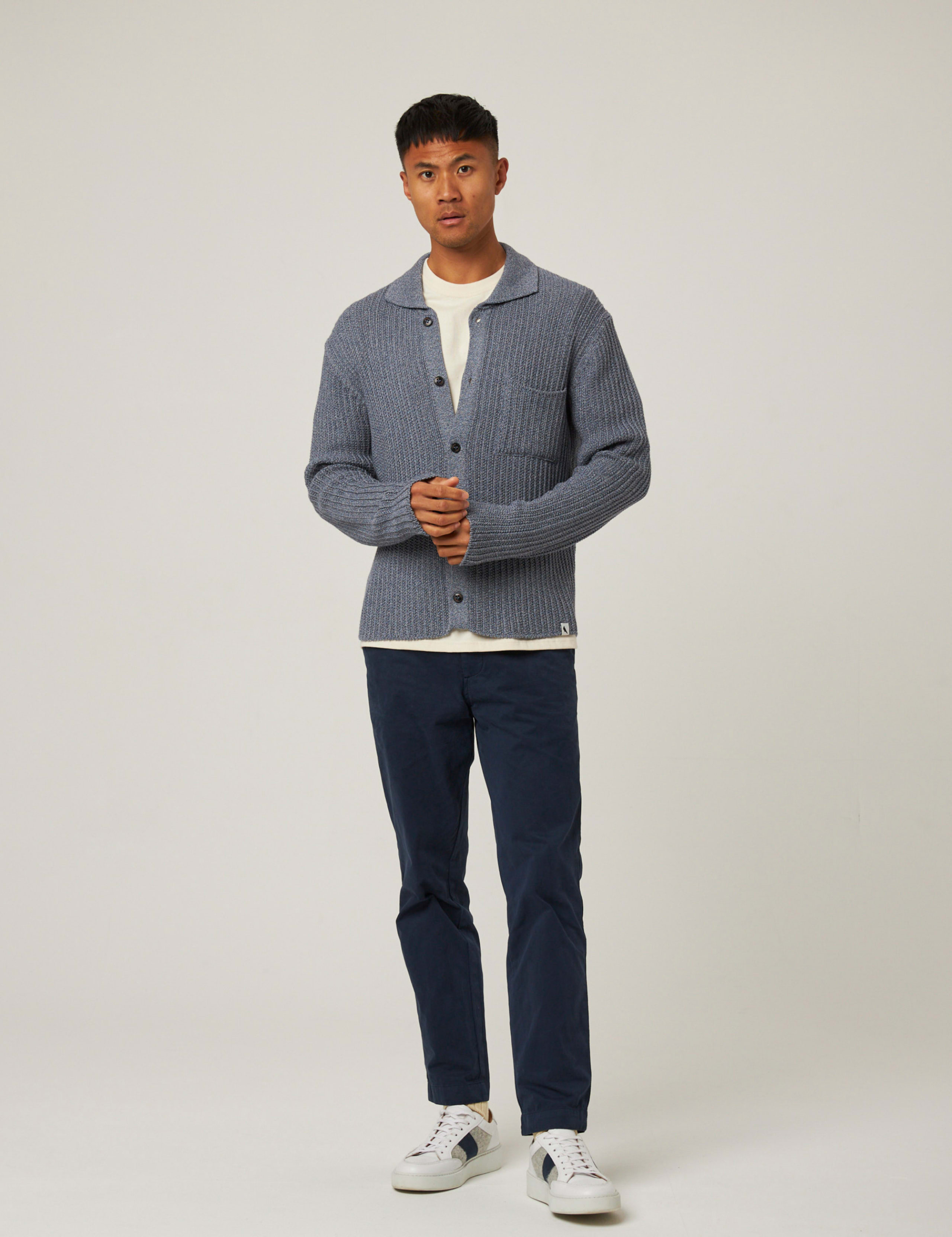 Pure Cotton Textured Knitted Shirt 3 of 6