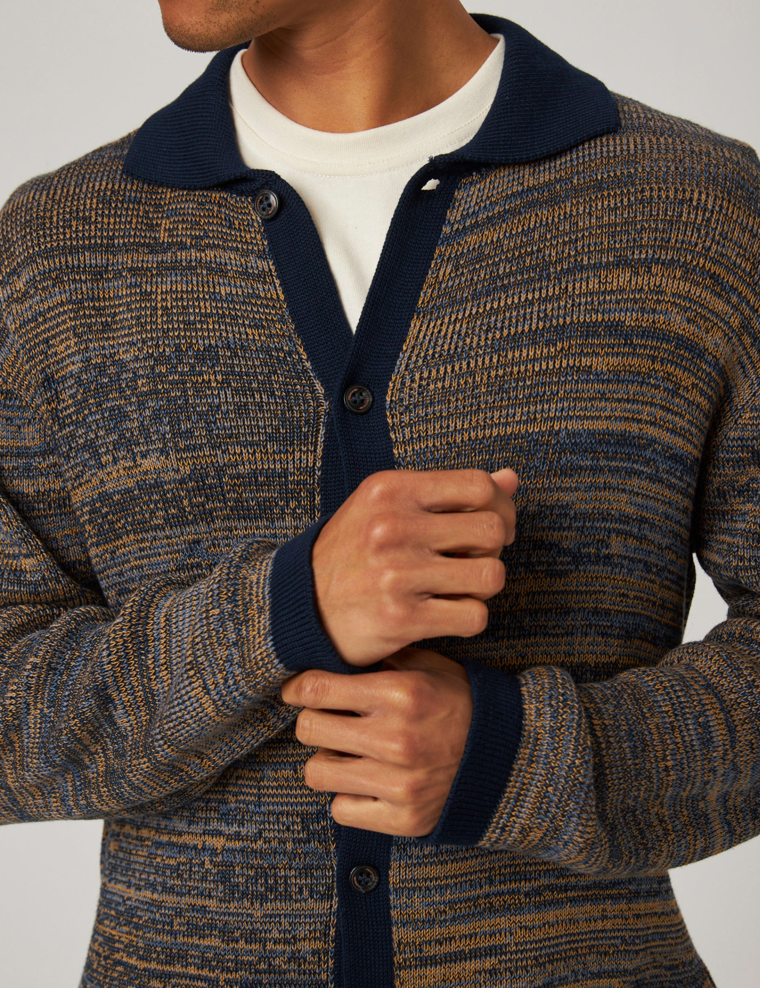 Pure Cotton Patterned Knitted Shirt 5 of 5