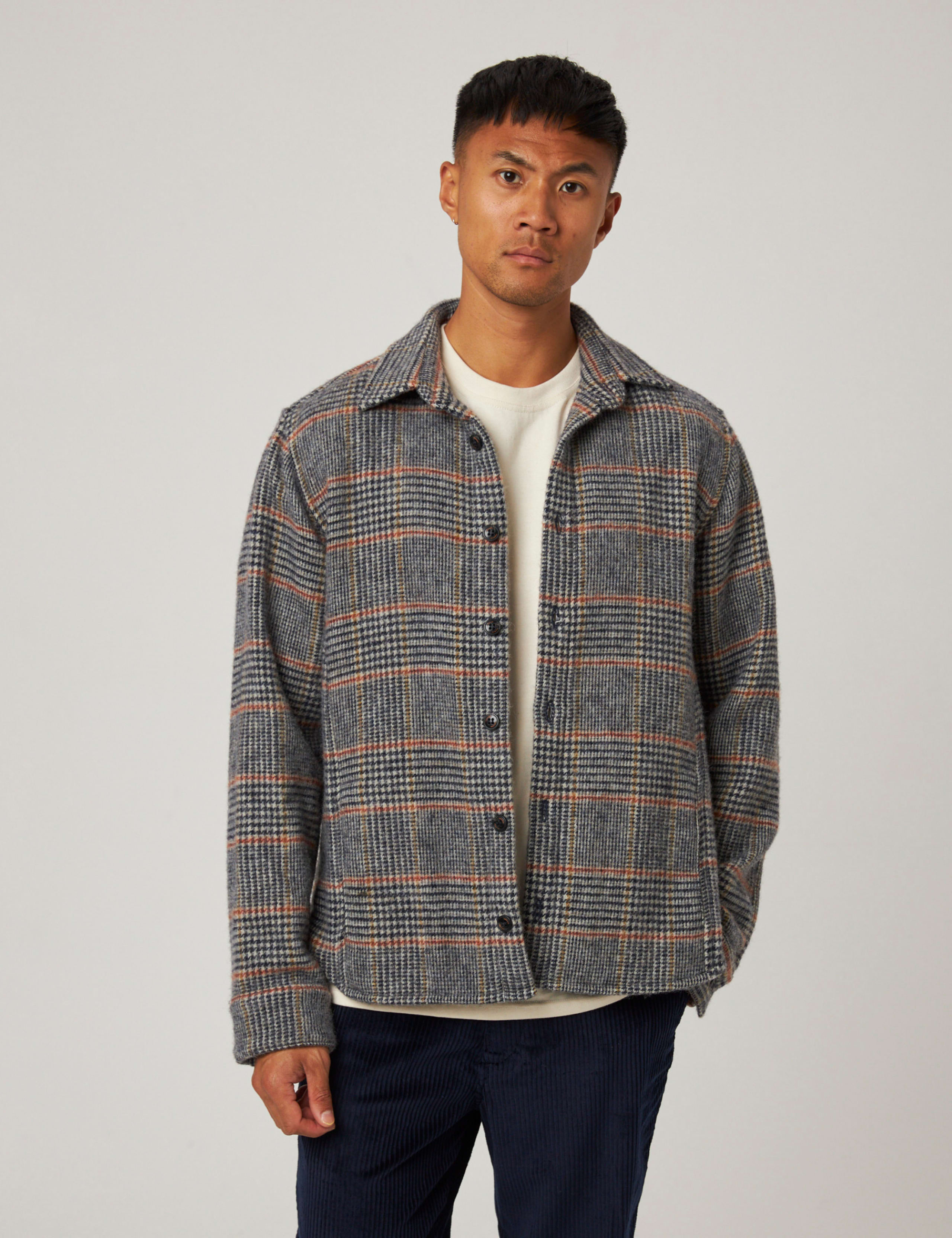 Pure Wool Checked Overshirt 1 of 5