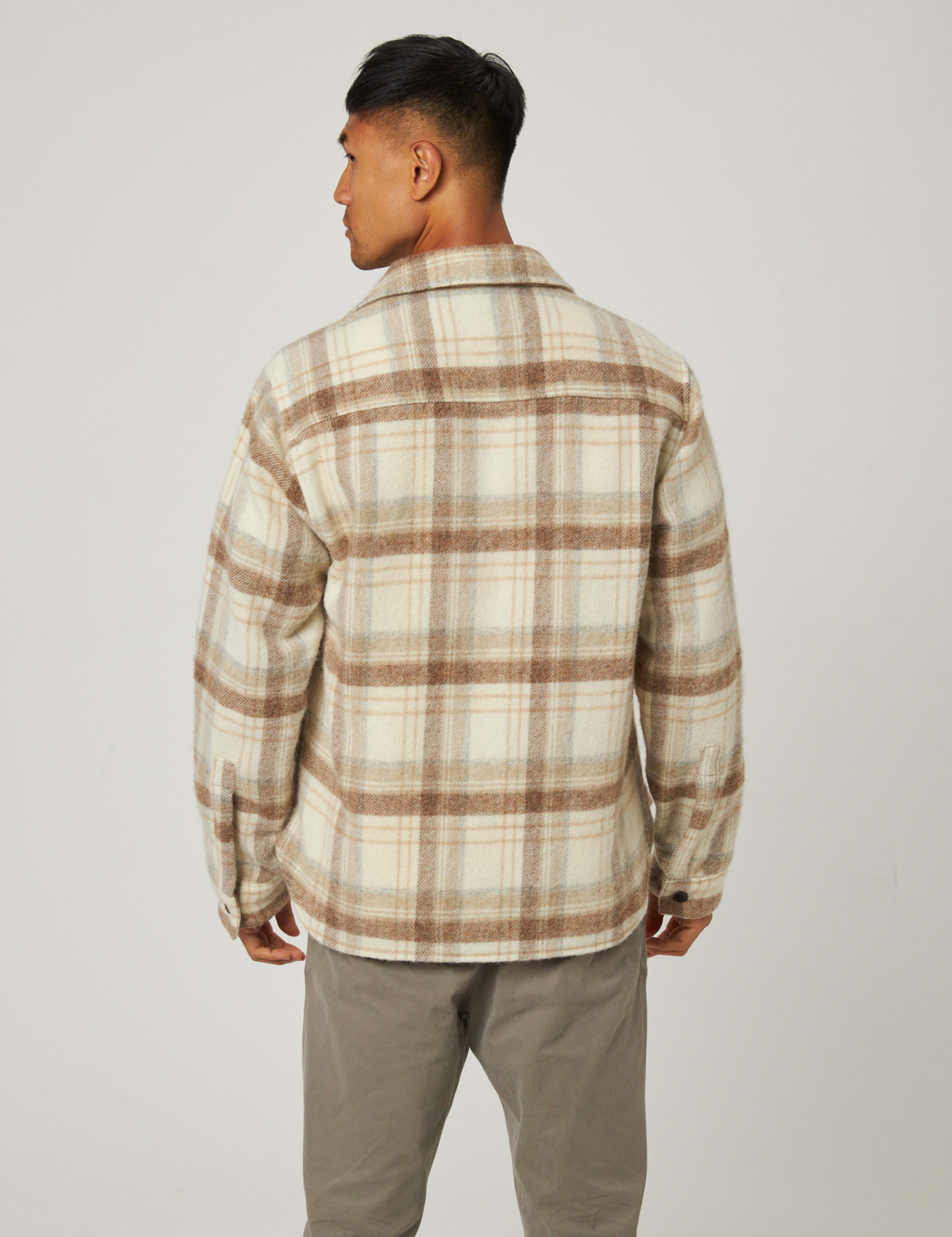 Pure Wool Checked Overshirt 5 of 6