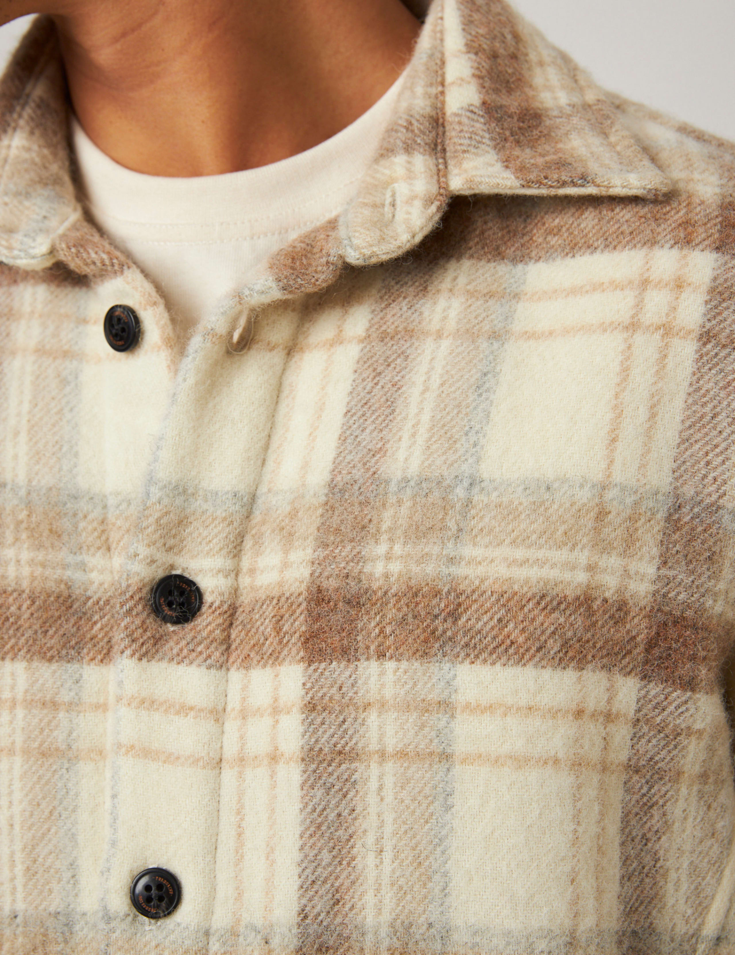 Pure Wool Checked Overshirt 6 of 6