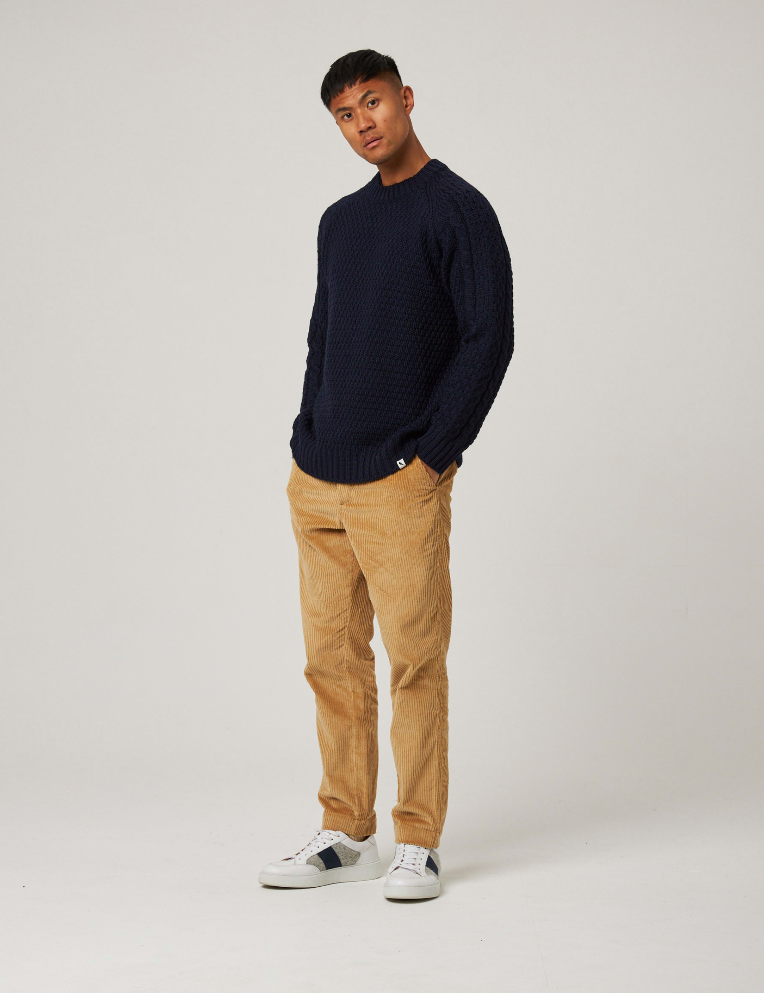 Pure Wool Cable Crew Neck Jumper 3 of 6