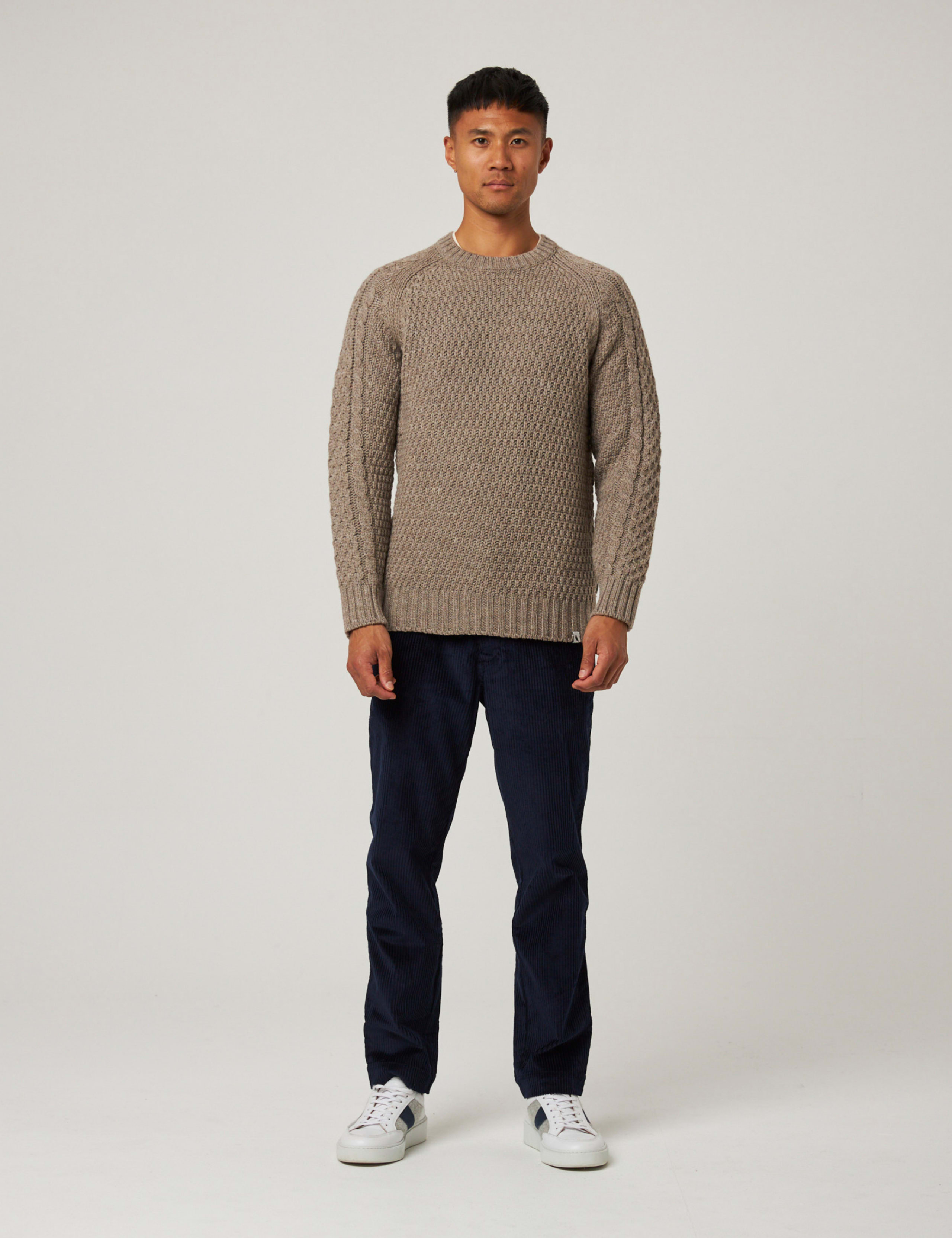 Pure Wool Cable Crew Neck Jumper 3 of 6