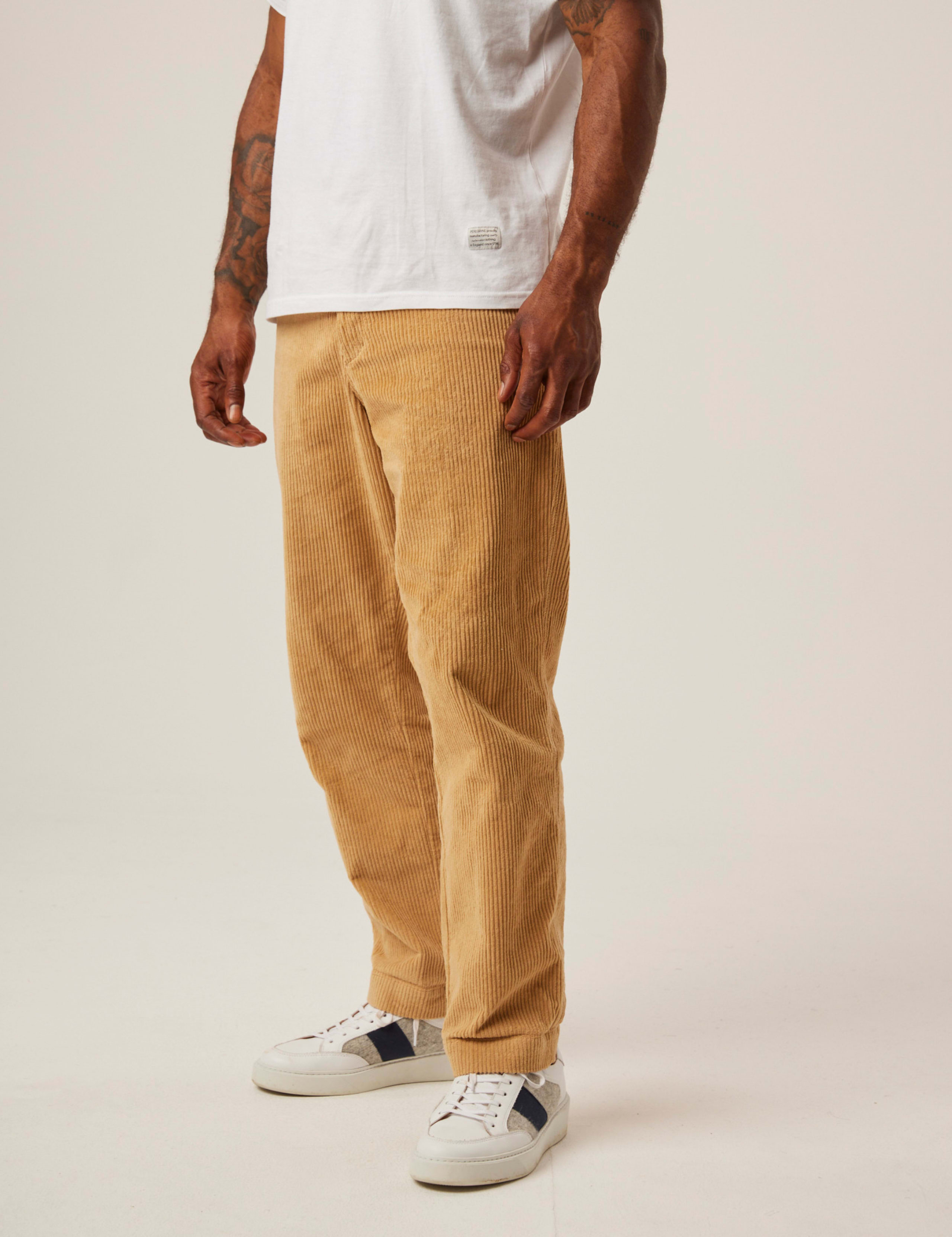 Pure Cotton Corduroy Trousers 1 of 5