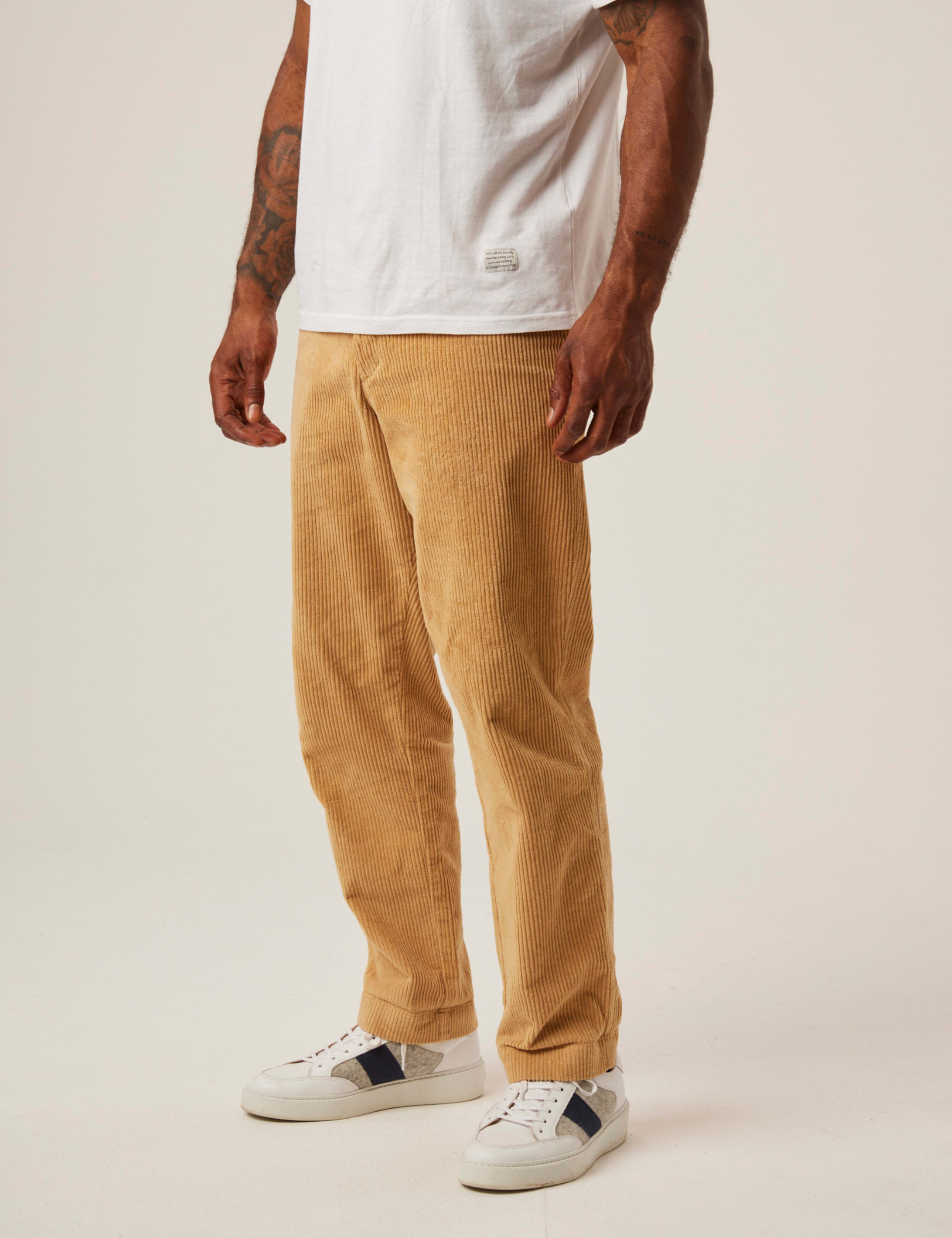 Pure Cotton Corduroy Trousers 3 of 5