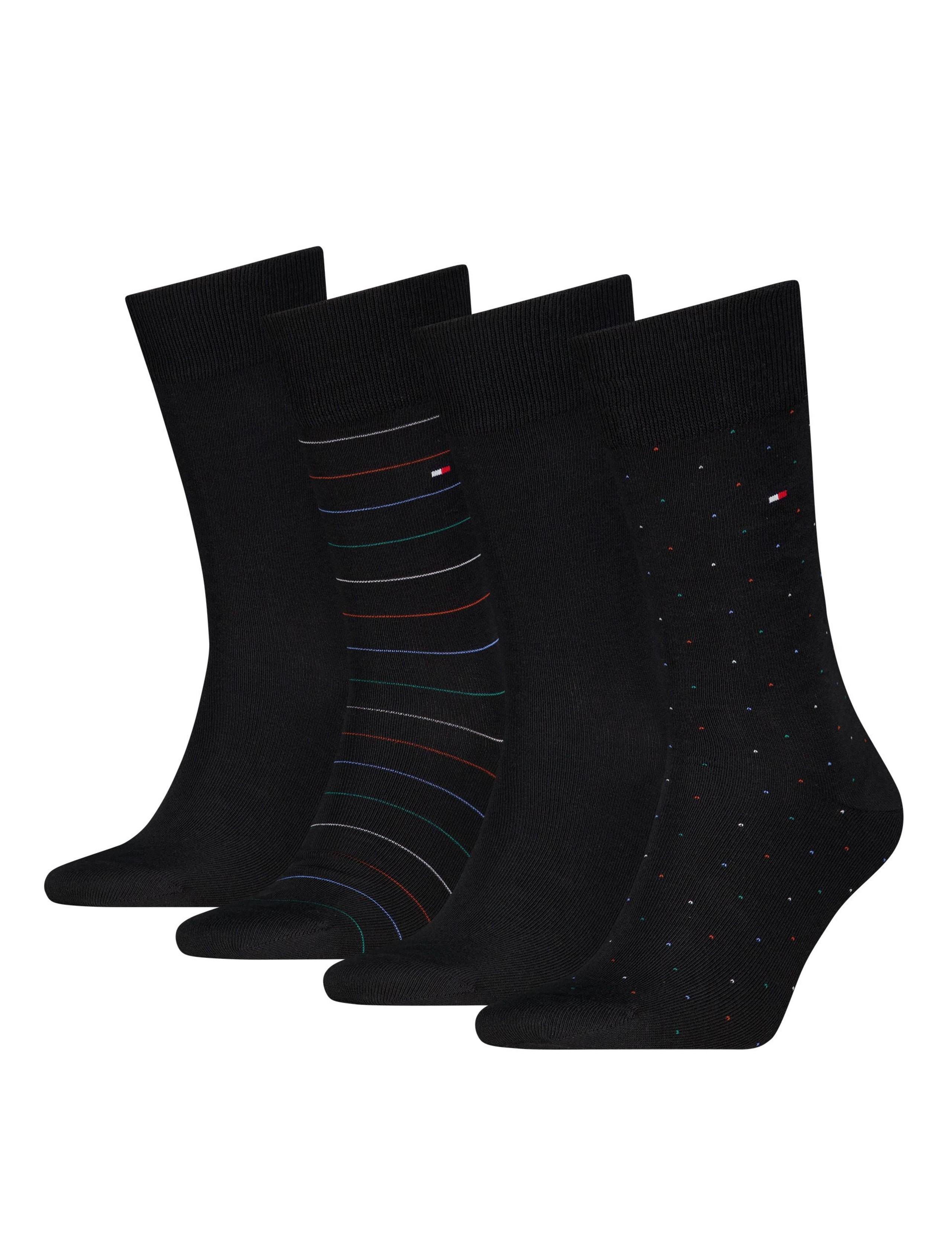 4 Pack Assorted Cotton Rich Socks Gift Tin 1 of 3