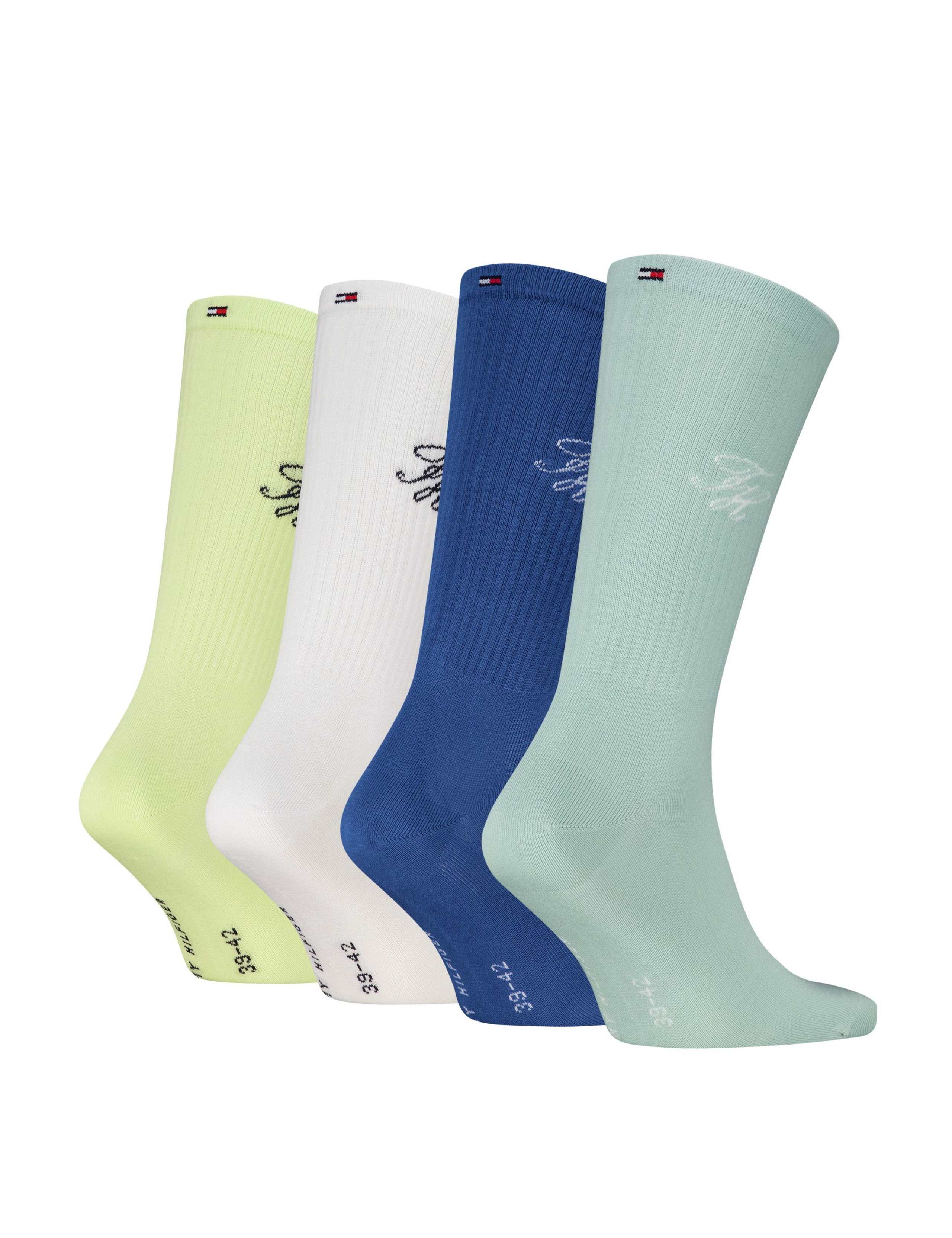4 Pack Monogram Cotton Rich Socks Gift Box 3 of 3