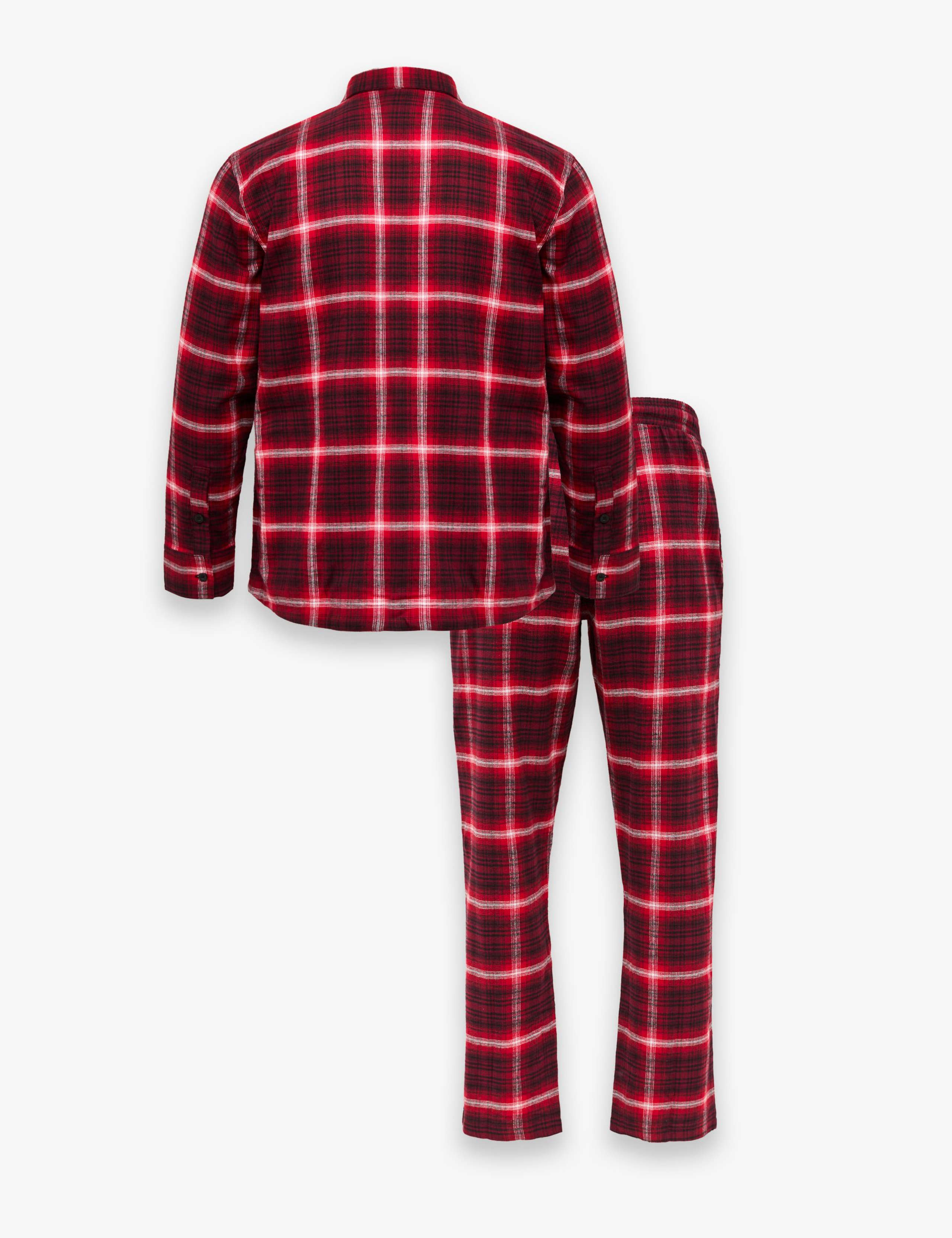 Pure Cotton Checked Pyjama Set 4 of 4