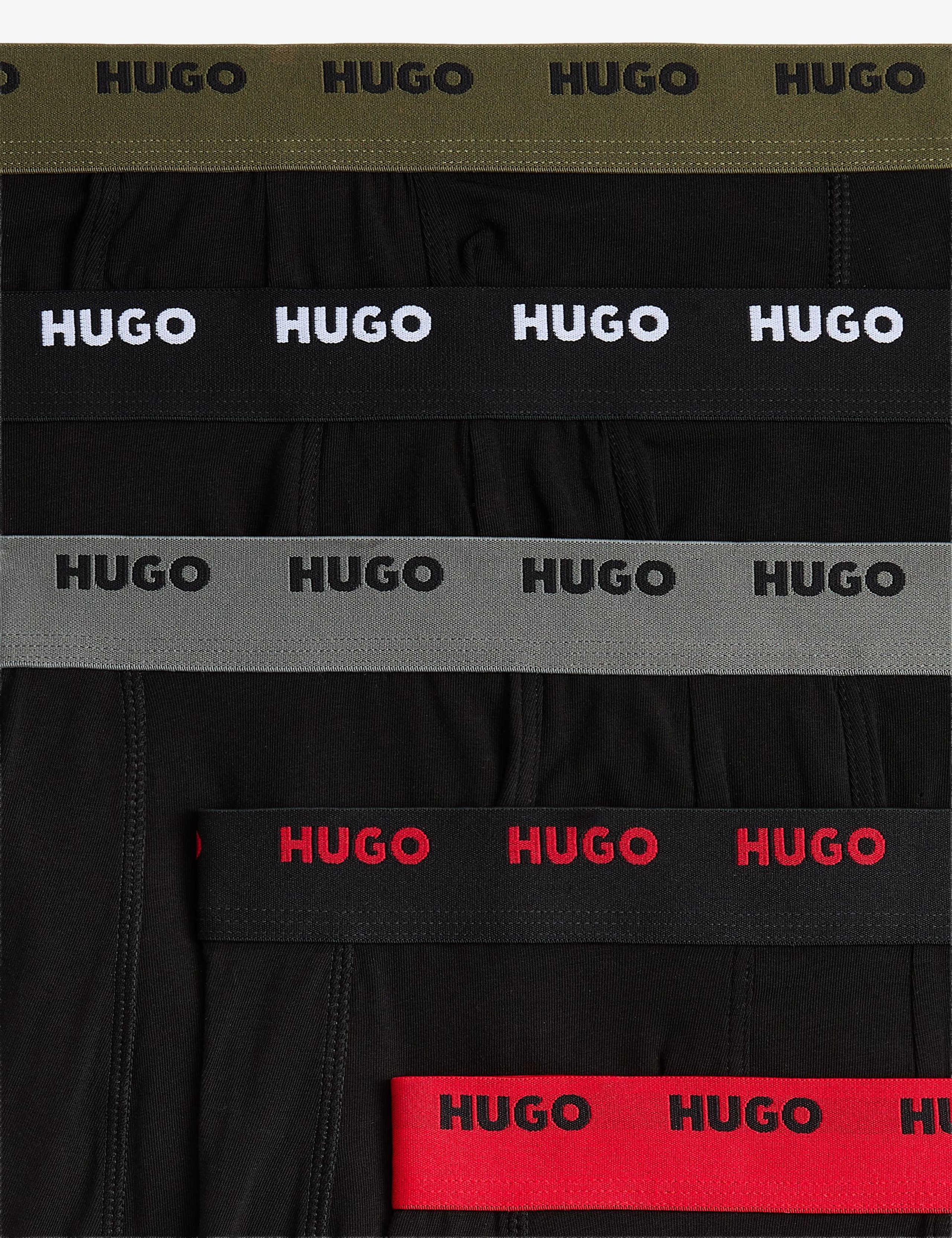 5pk Cotton Rich Logo Waistband Trunks 2 of 2