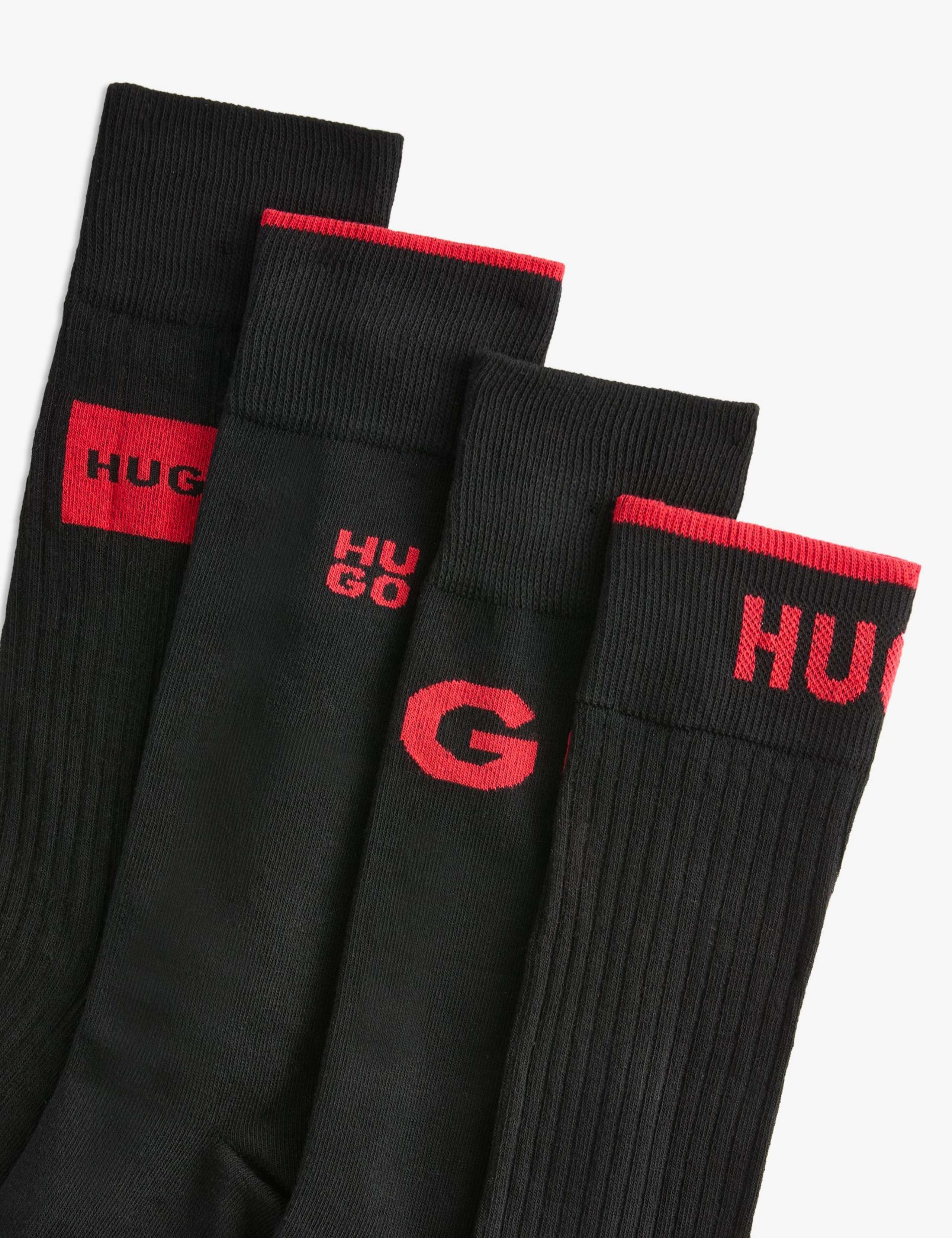 4 Pack Cotton Rich Trainer Socks 3 of 3