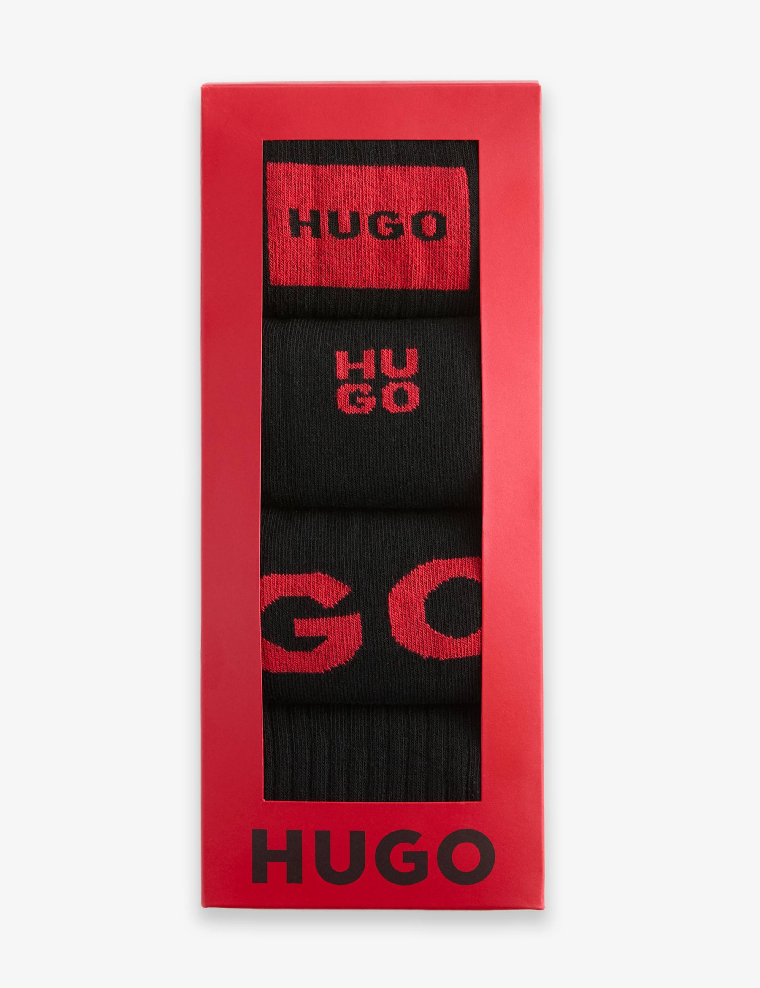 4 Pack Cotton Rich Trainer Socks 2 of 3