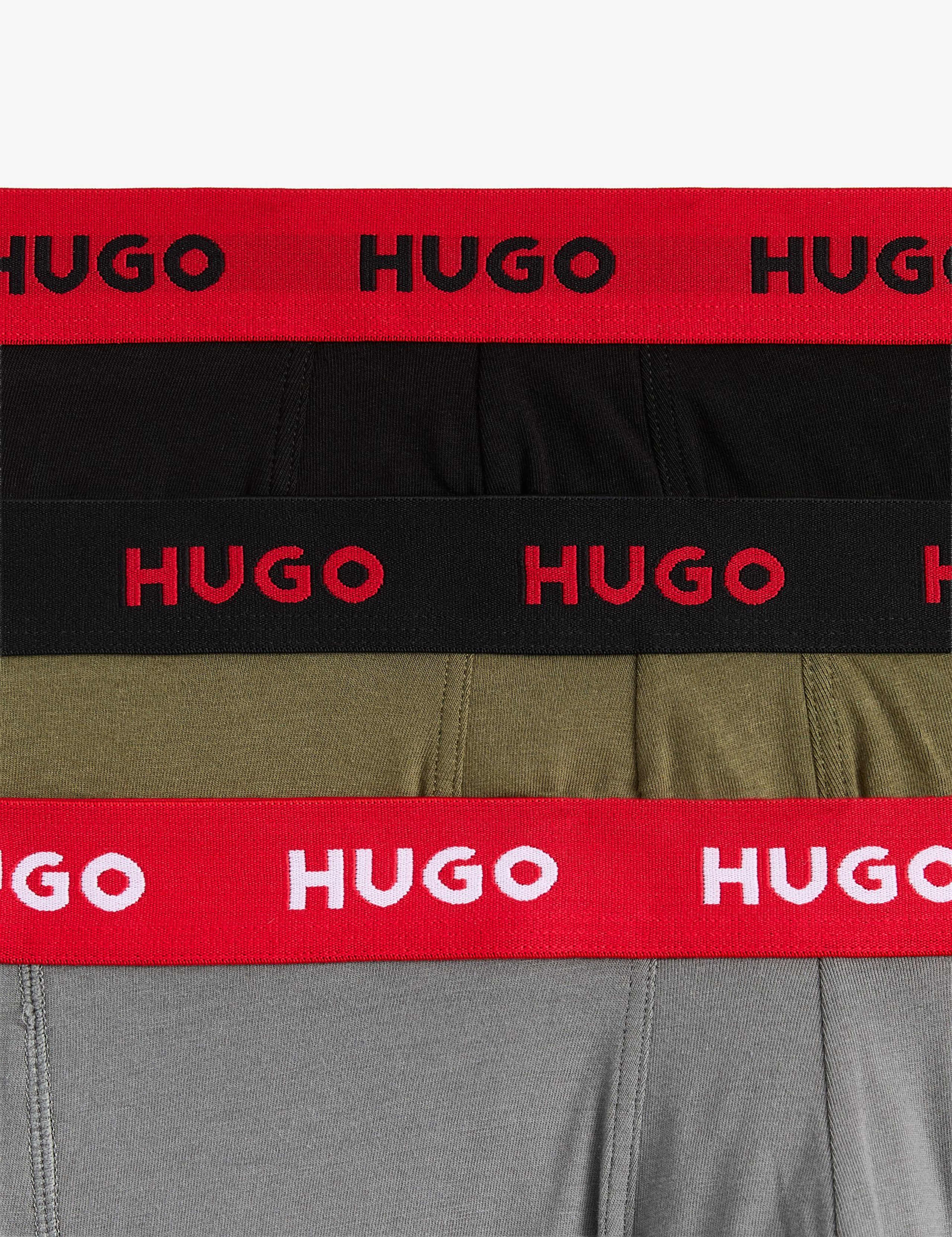 3pk Cotton Rich Logo Waistband Boxers 2 of 9