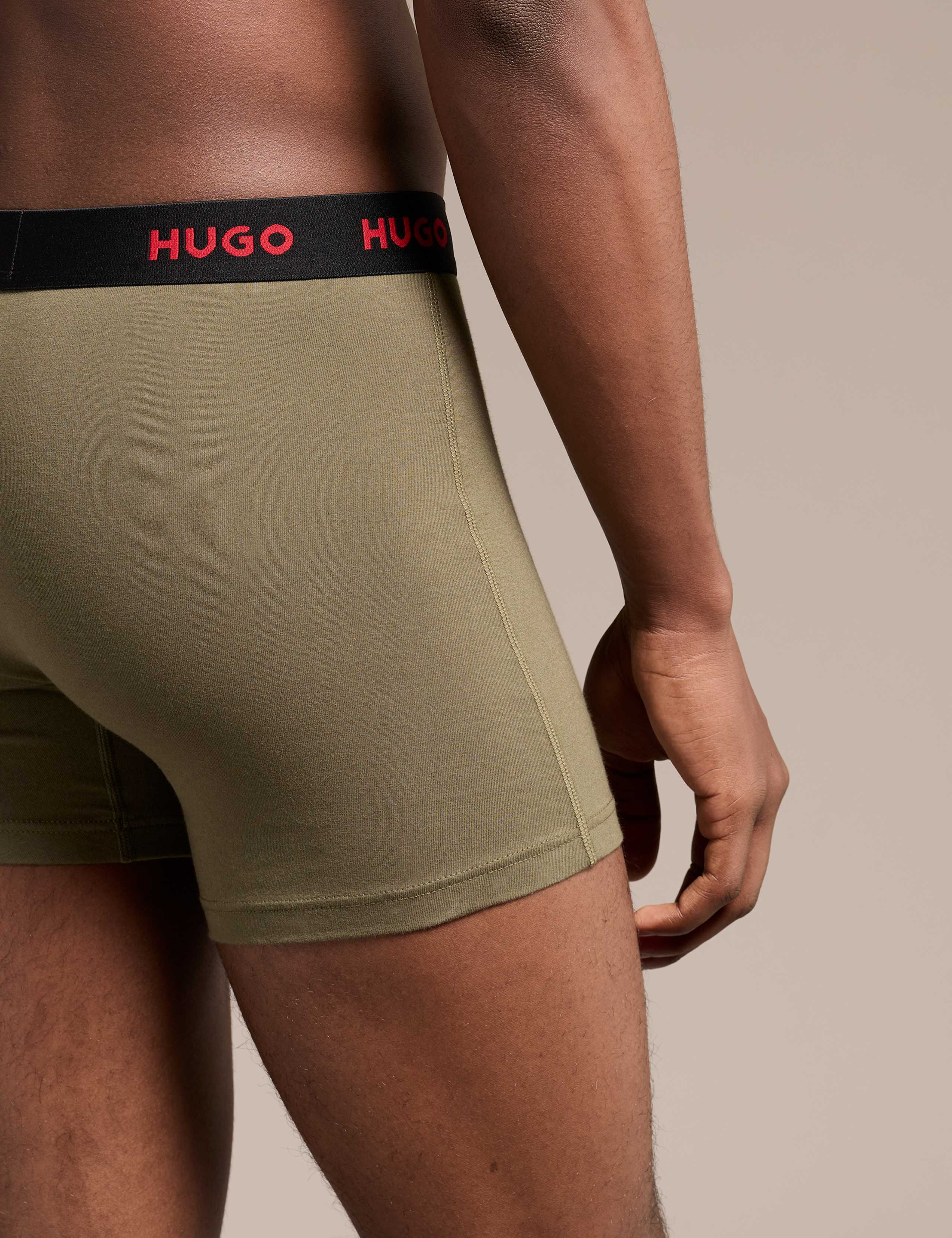 3pk Cotton Rich Logo Waistband Boxer Briefs 6 of 9