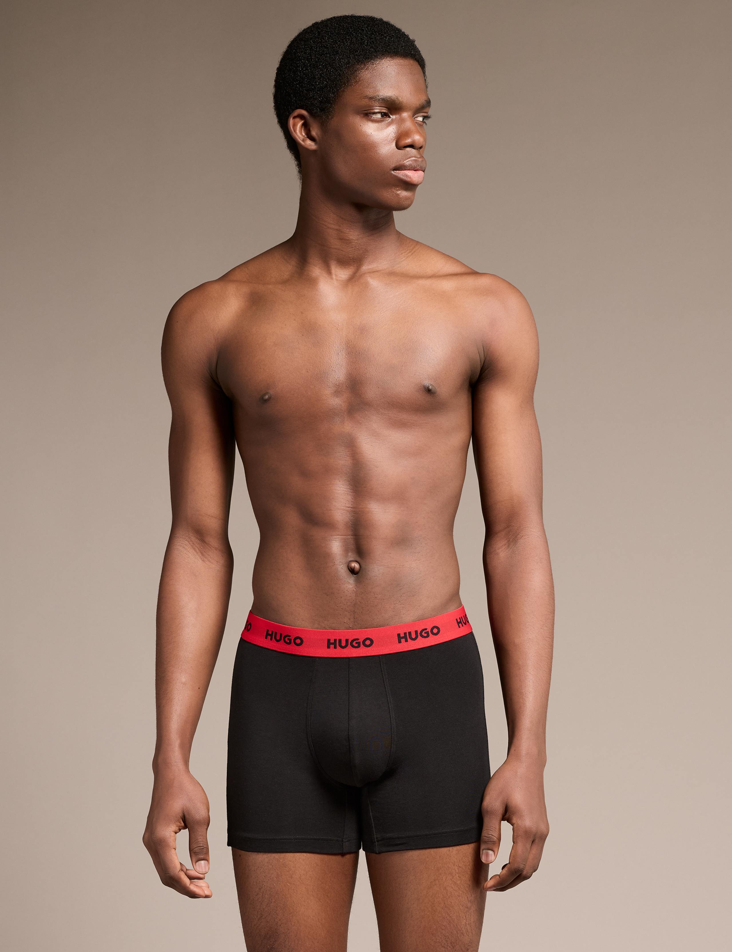 3pk Cotton Rich Logo Waistband Boxer Briefs 7 of 9