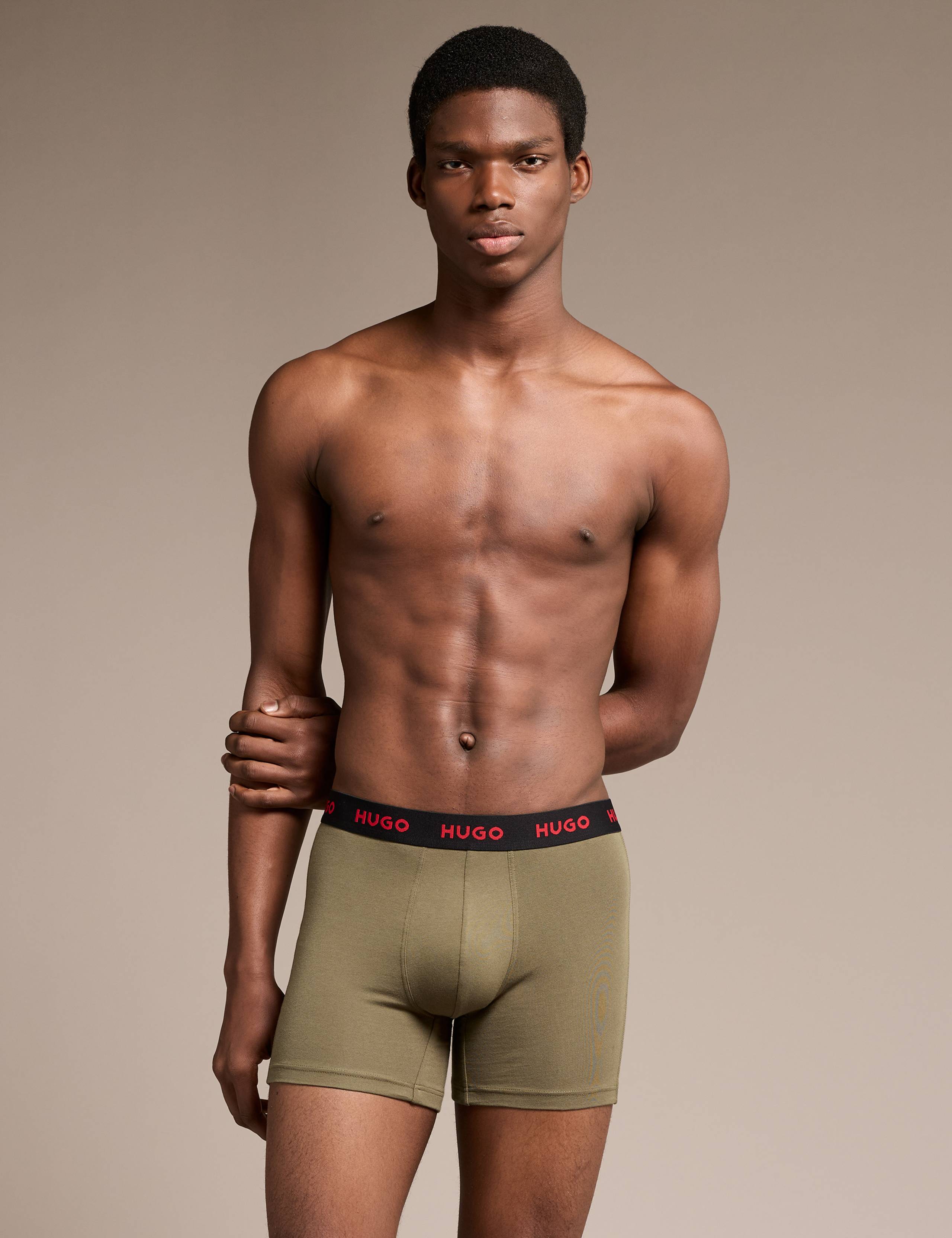 3pk Cotton Rich Logo Waistband Boxers 9 of 9