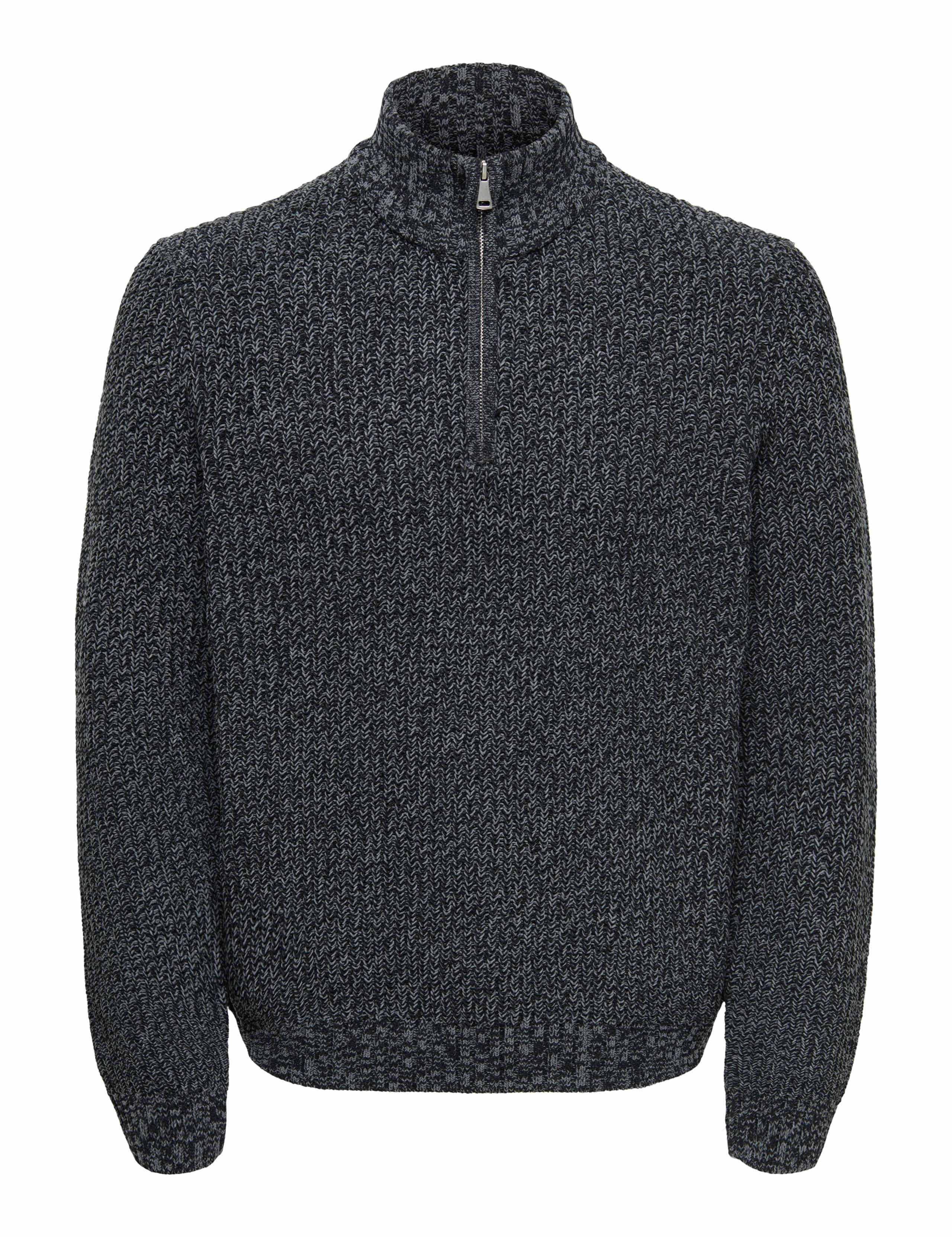 Textured Funnel Neck Half Zip Jumper 5 of 6