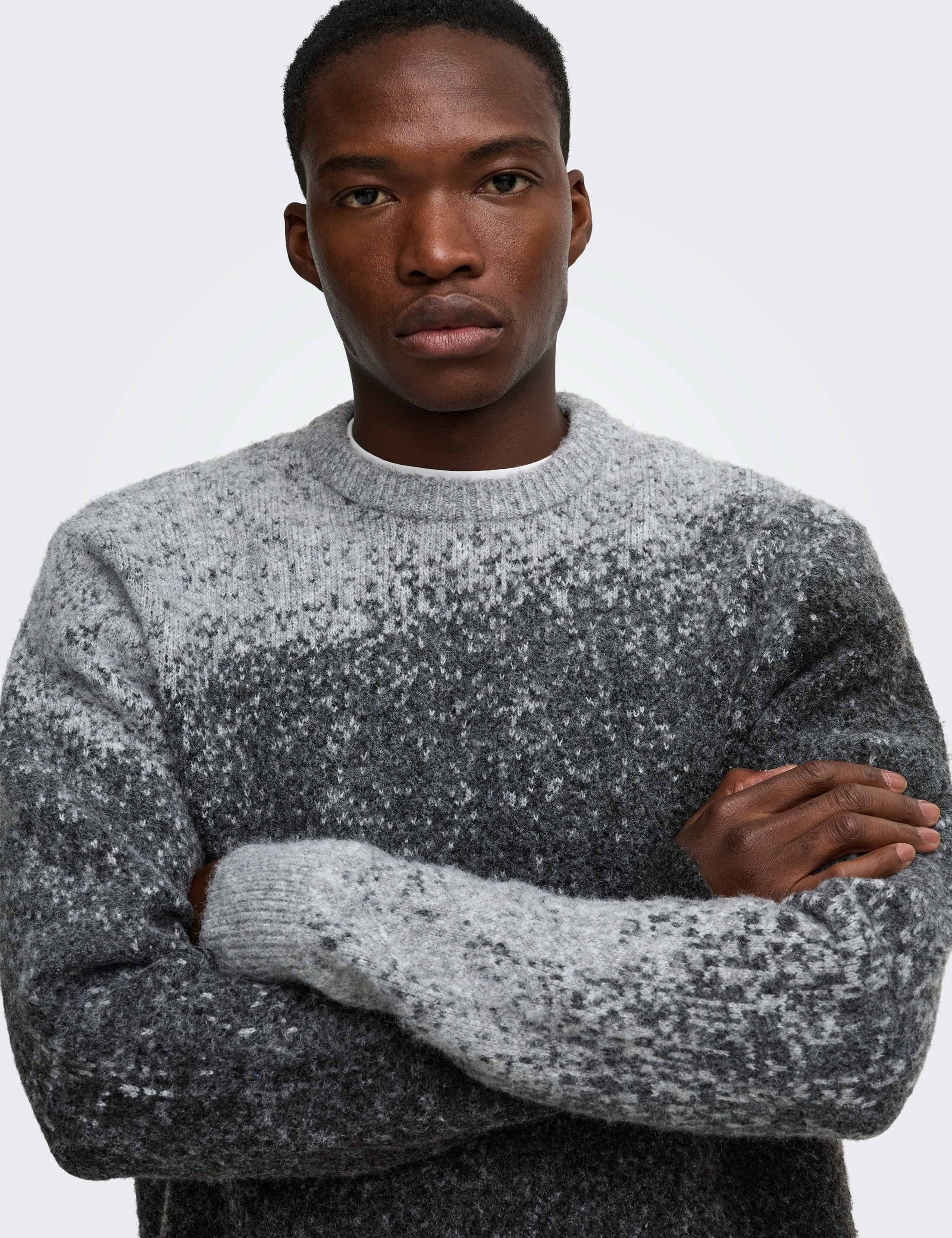 Textured Crew Neck Jumper 3 of 7