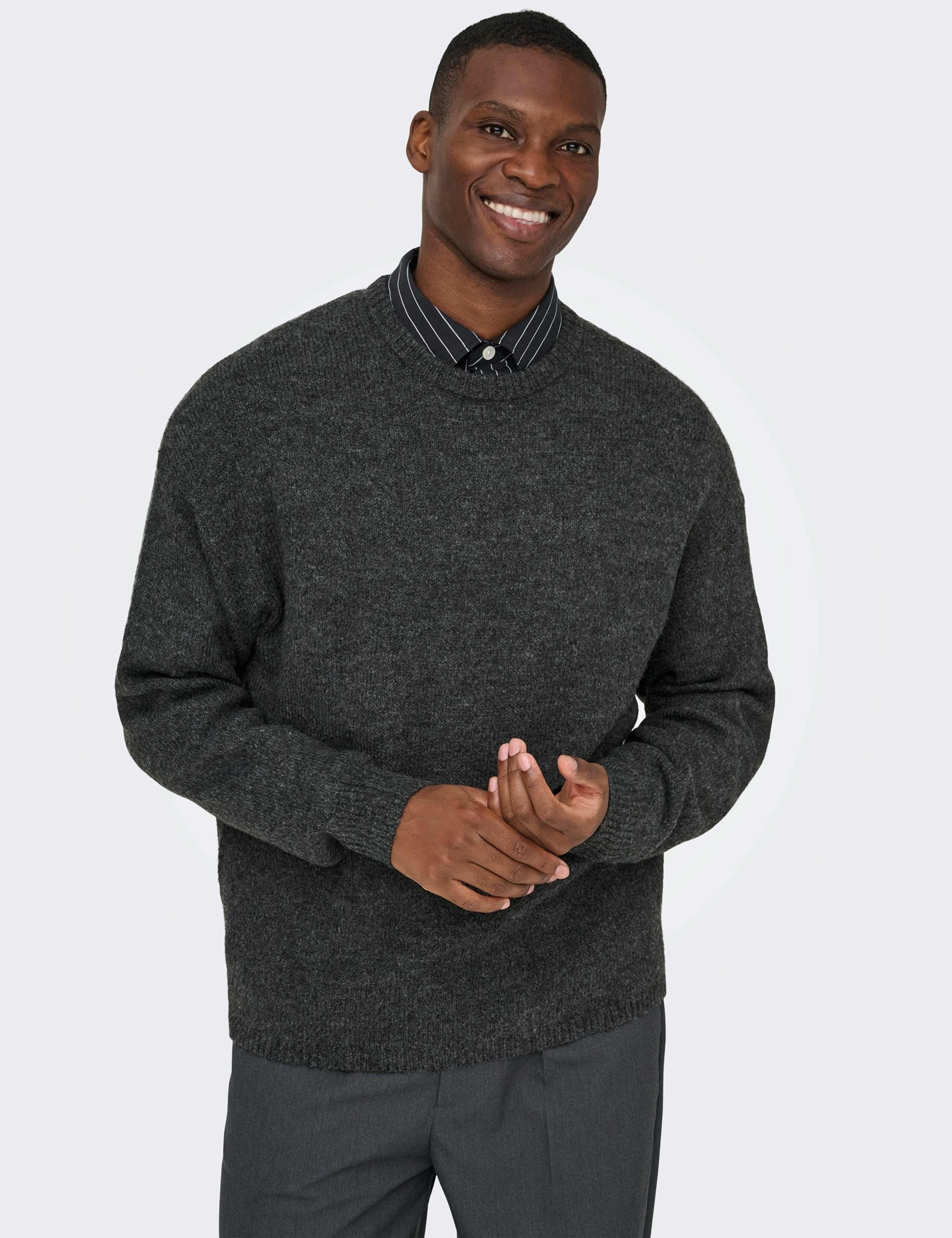 Knitted Crew Neck Jumper 2 of 7