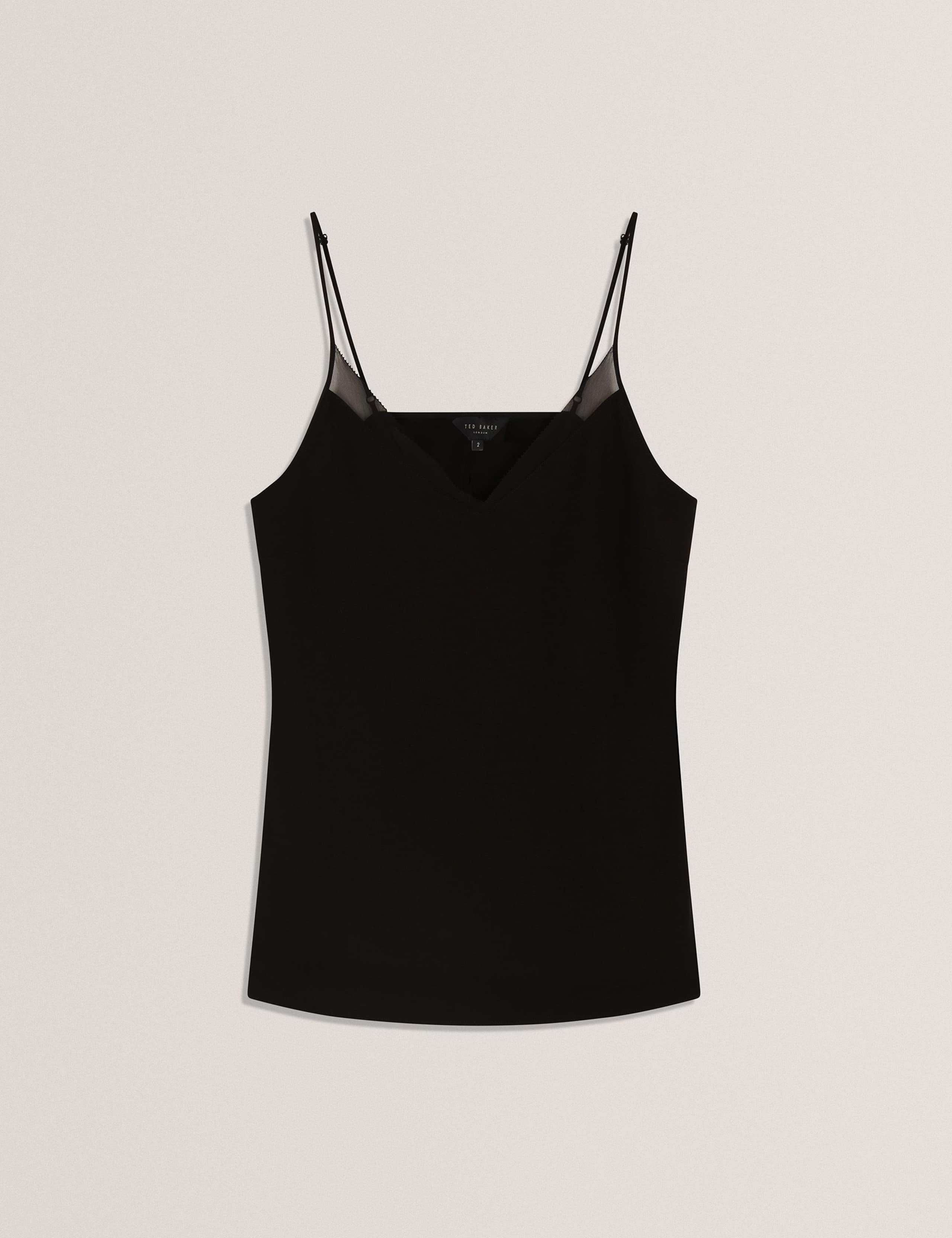 Chiffon Insert Cami Top 2 of 7