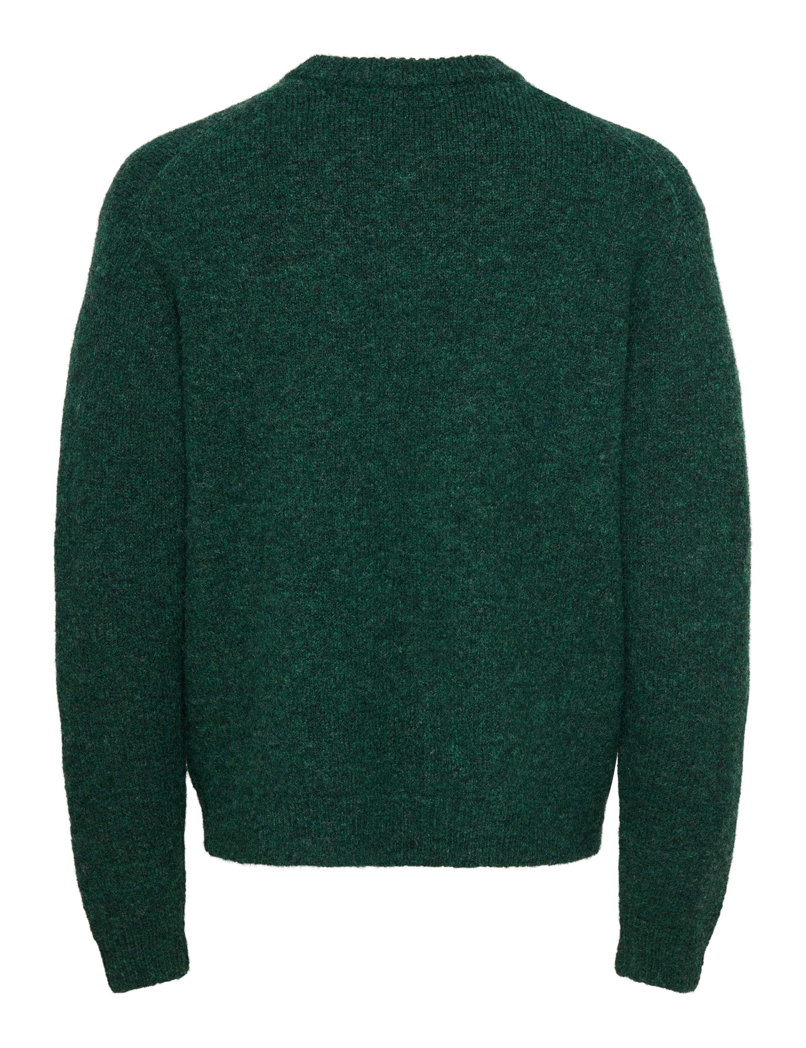 Wool Blend Textured Crew Neck Jumper 7 of 7