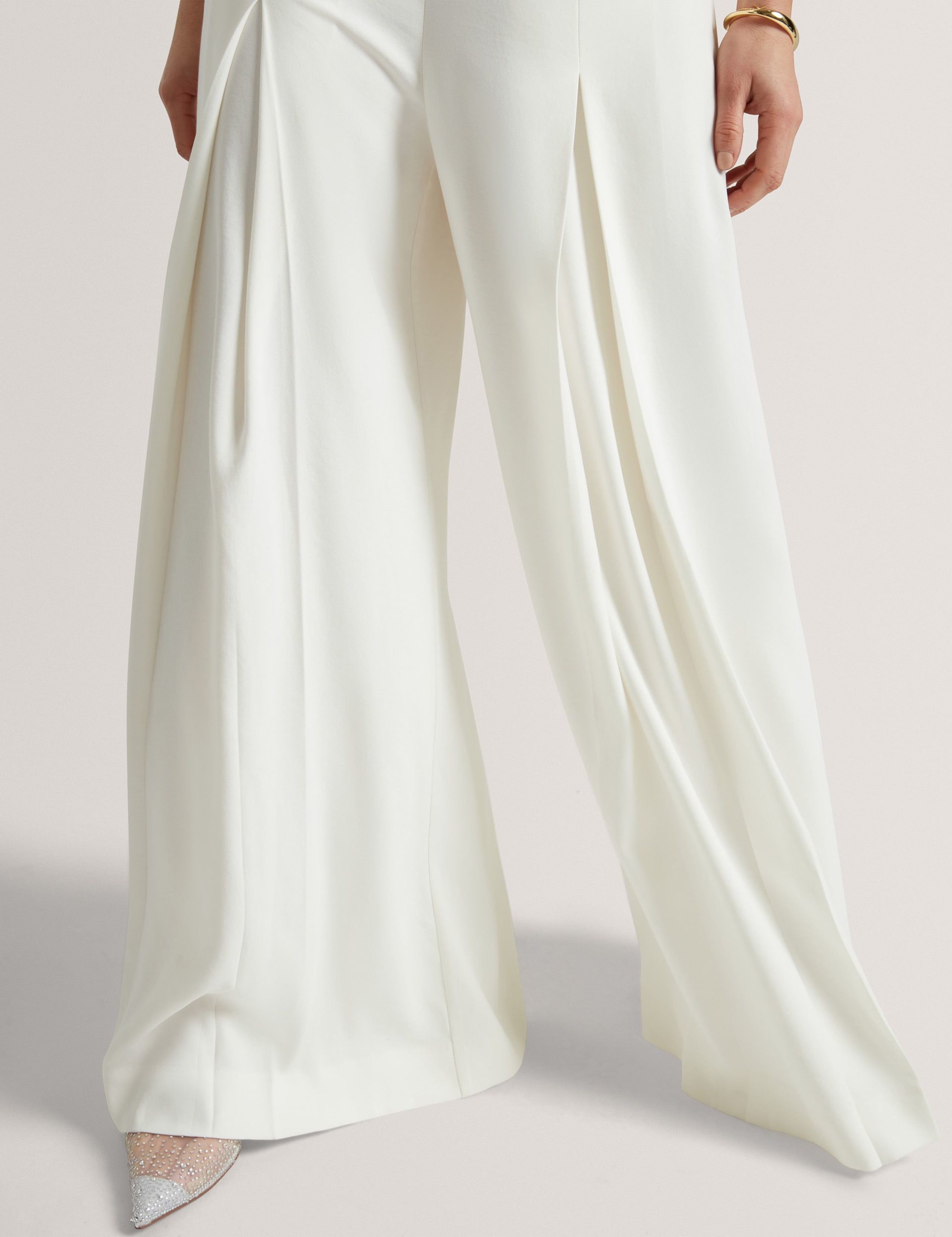 Pleat Front Wide Leg Trousers 7 of 7