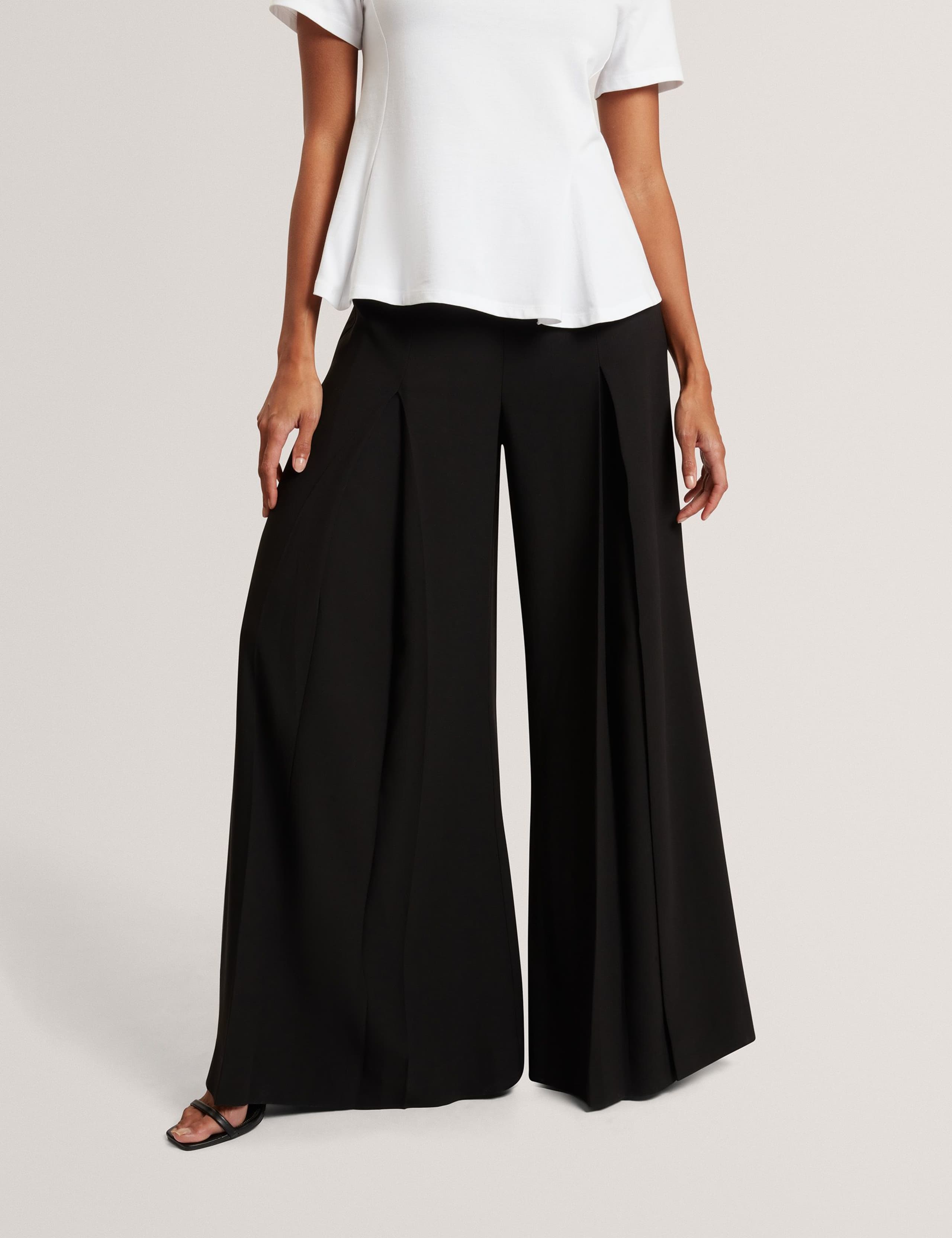 Pleat Front Wide Leg Trousers 7 of 7