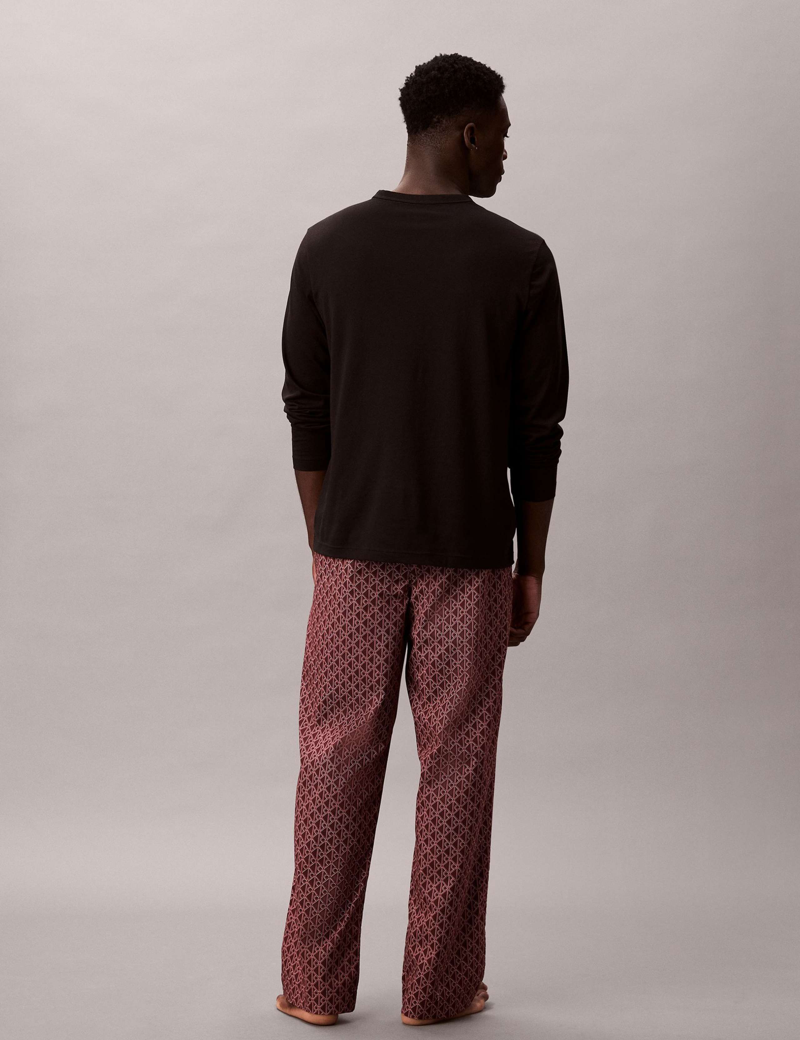 Pure Cotton Poplin Geometric Pyjama Set 2 of 5