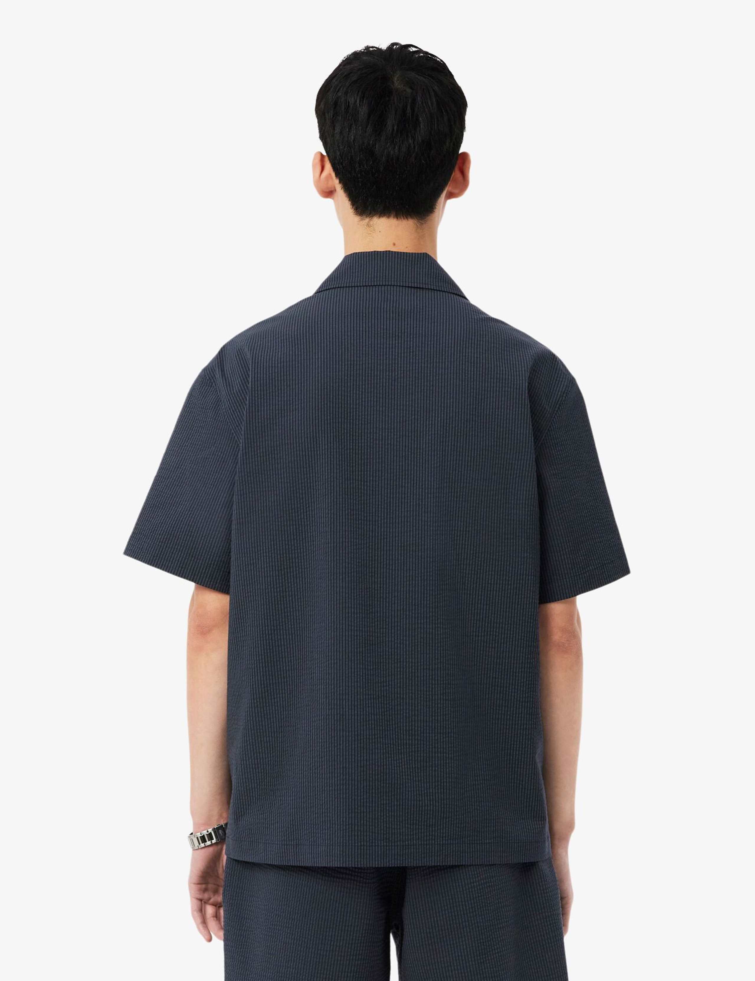 Relaxed Fit Seersucker Short Sleeve Shirt 4 of 8