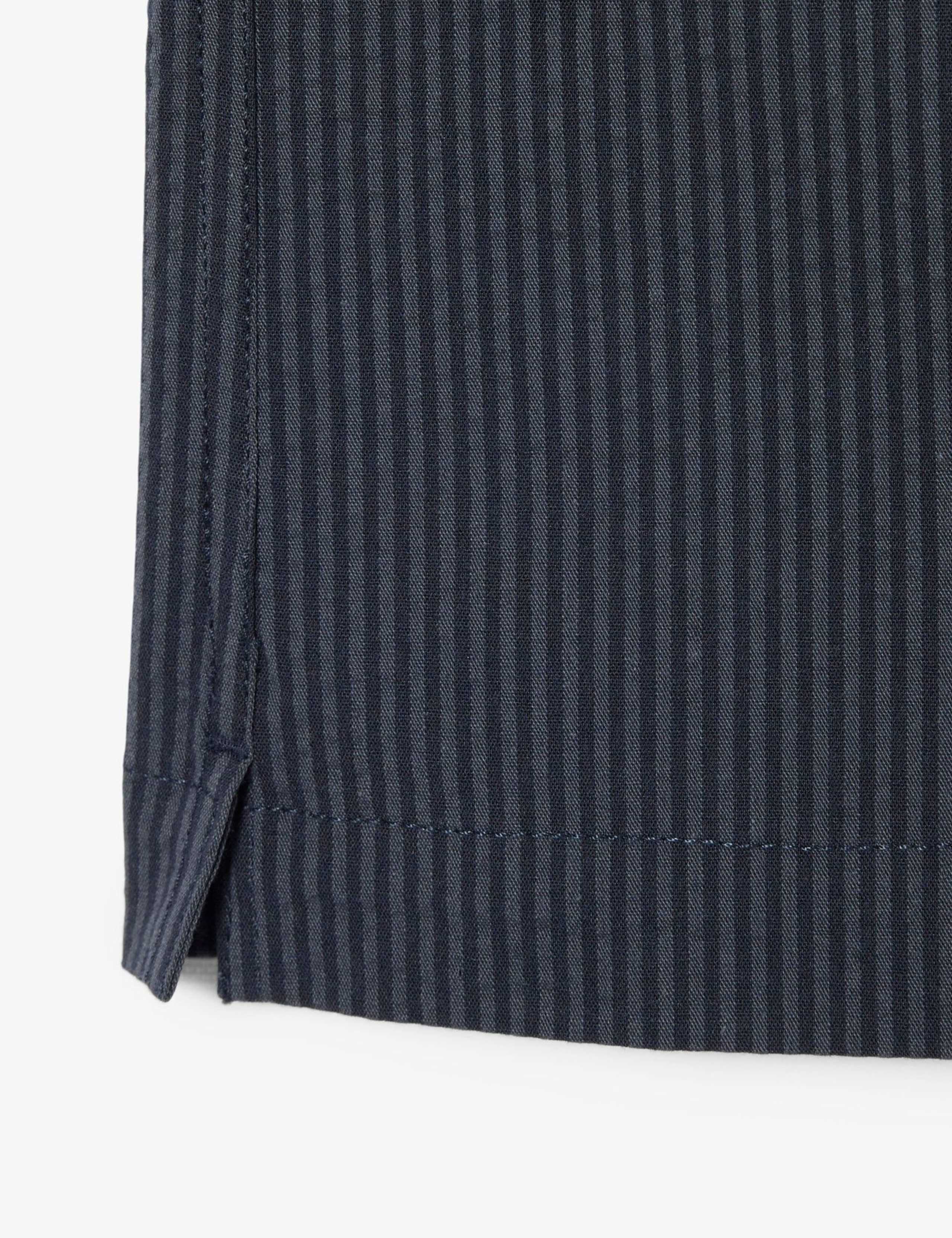 Relaxed Fit Seersucker Short Sleeve Shirt 7 of 8