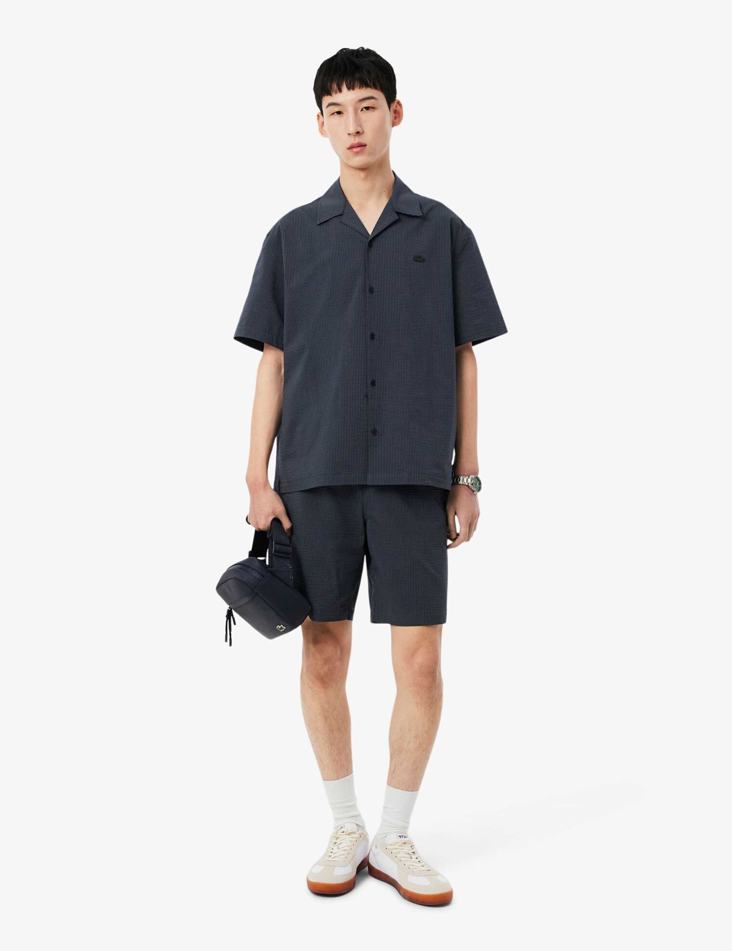 Relaxed Fit Seersucker Short Sleeve Shirt 8 of 8