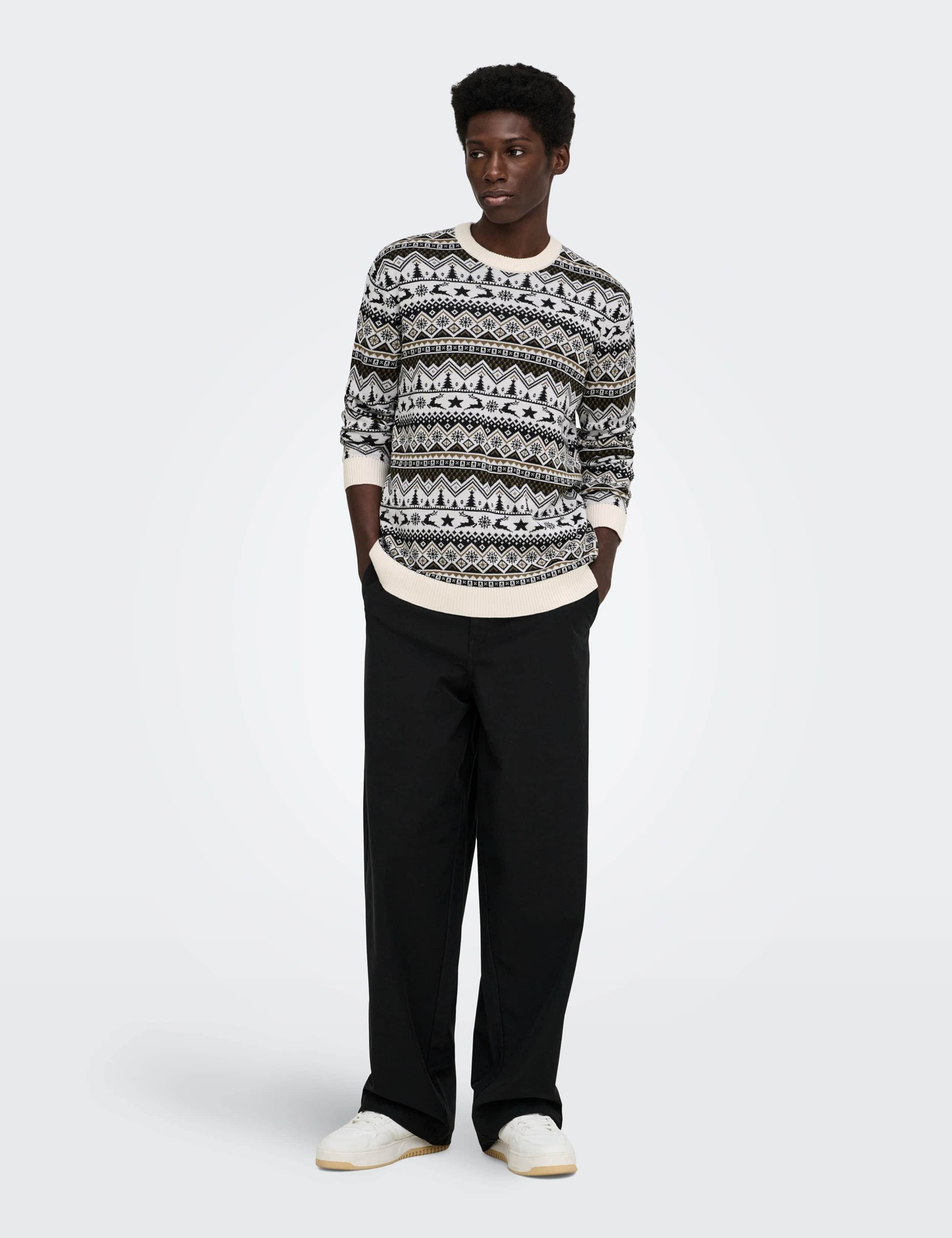 Long Sleeve Knitted Novelty Jumper 2 of 8