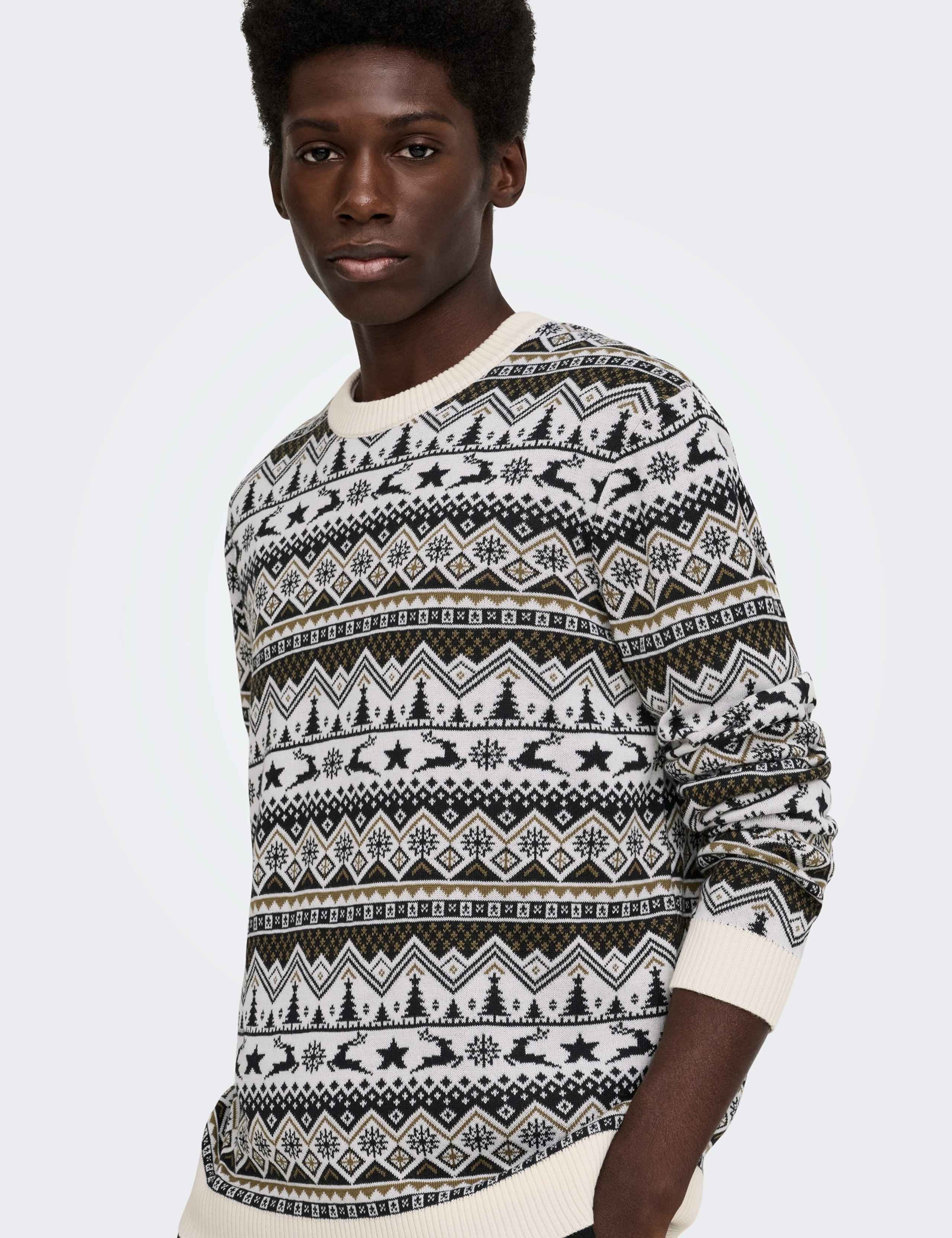 Long Sleeve Knitted Novelty Jumper 4 of 8